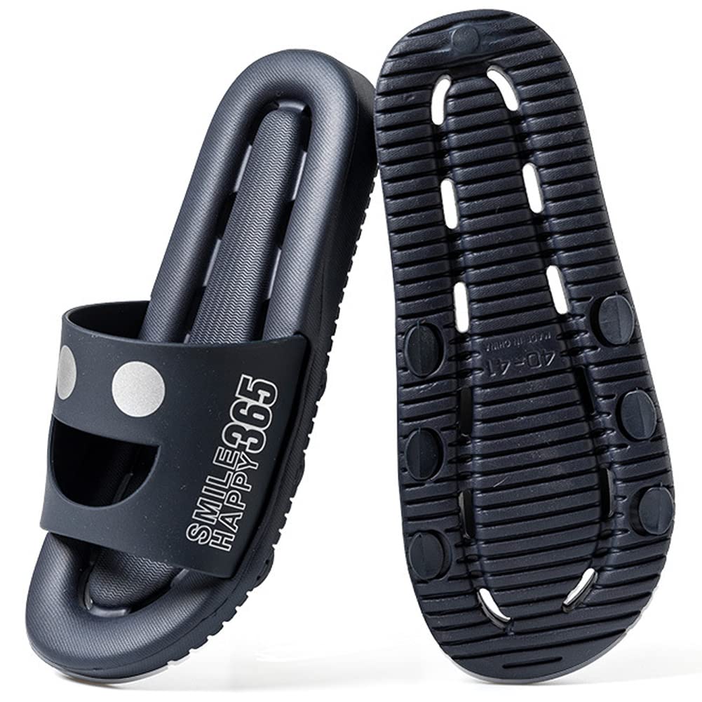 **WERWAES Non-Slip Shower Sandals for Women & Men - Soft Comfortable Bathroom Slippers with Drainage Holes, Open Toe Design for Home, Gym & Spa Use**
