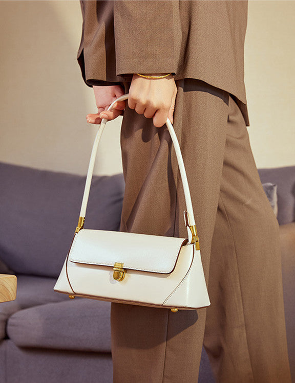 Stylish Genuine Leather Small Shoulder Handbag for Women - Perfect for Work, Travel & Everyday Use