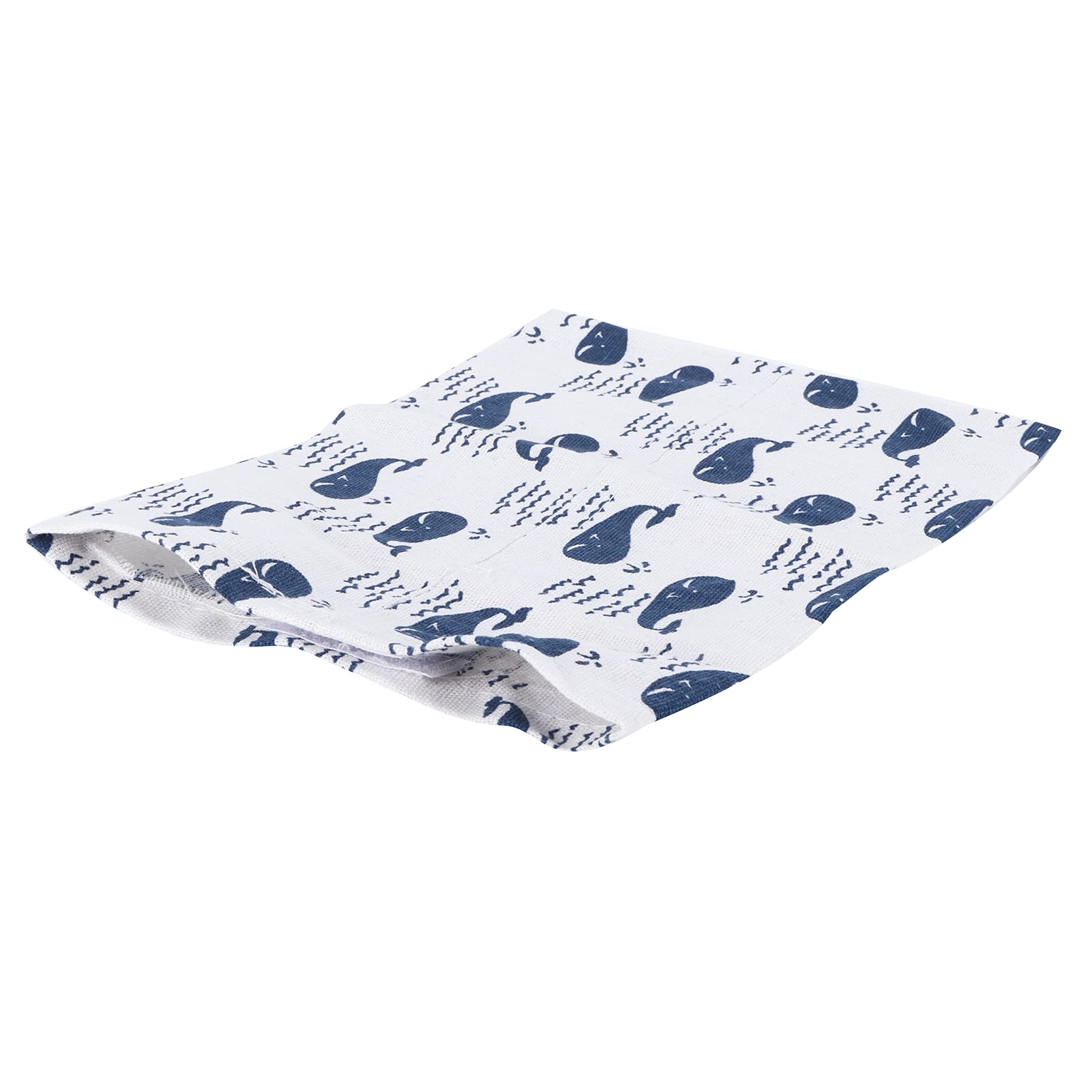 Premium Cotton & Linen Tissue Box Holder - Stylish Napkin Dispenser for Restaurant, Office, Home (Dining Room, Bedroom, Living Room) | Hygienic & Durable for Household & Automotive Use | Perfect for Everyday Cleanliness & Whale-Themed Decor