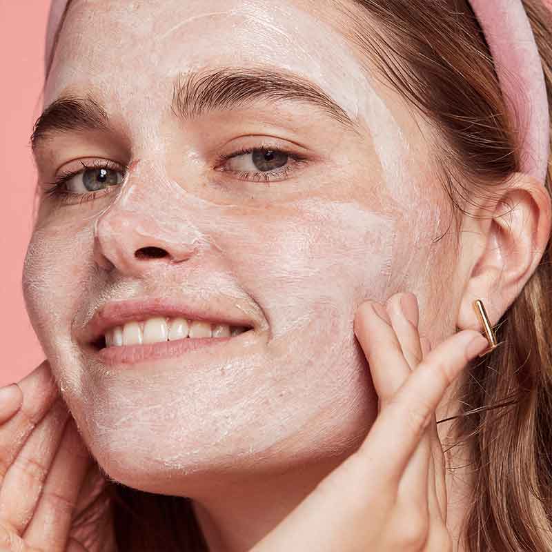 Frank Body Squeaky Cheeks Gift Set - Organic Face Cleanser & Exfoliator Kit for Glowing Skin | Perfect for Daily Skincare Routine & Spa Day at Home