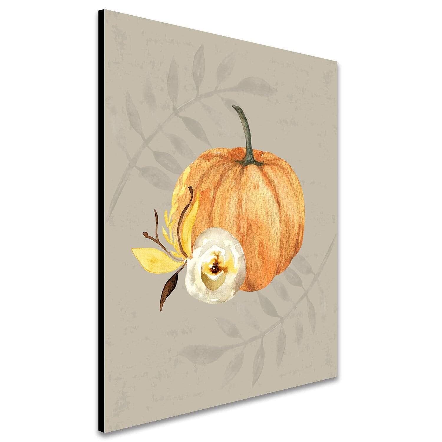 Fall & Autumn Pumpkin Wall Decor Art Set - 7 Piece Home Decor for Living Room, Bedroom, or Office - Seasonal Thanksgiving & Halloween Decoration
