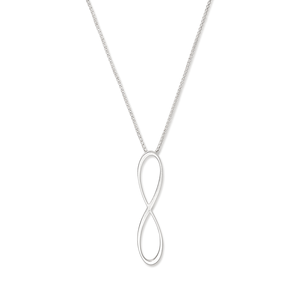 Infinity Charm Necklace - Elegant Silver Love Symbol Pendant for Women | Perfect Gift for Anniversary, Valentine's Day & Everyday Wear