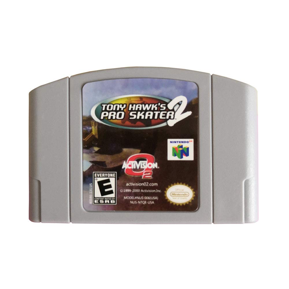 Tony Hawk's Pro Skater 2 N64 Game Card - Authentic US Version for Nintendo 64 - Perfect for Retro Gaming & Collectors