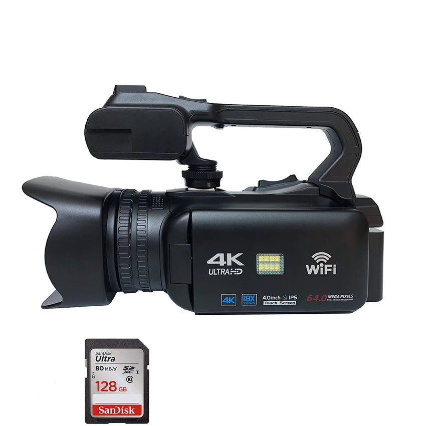 Camera + 128GB SD card