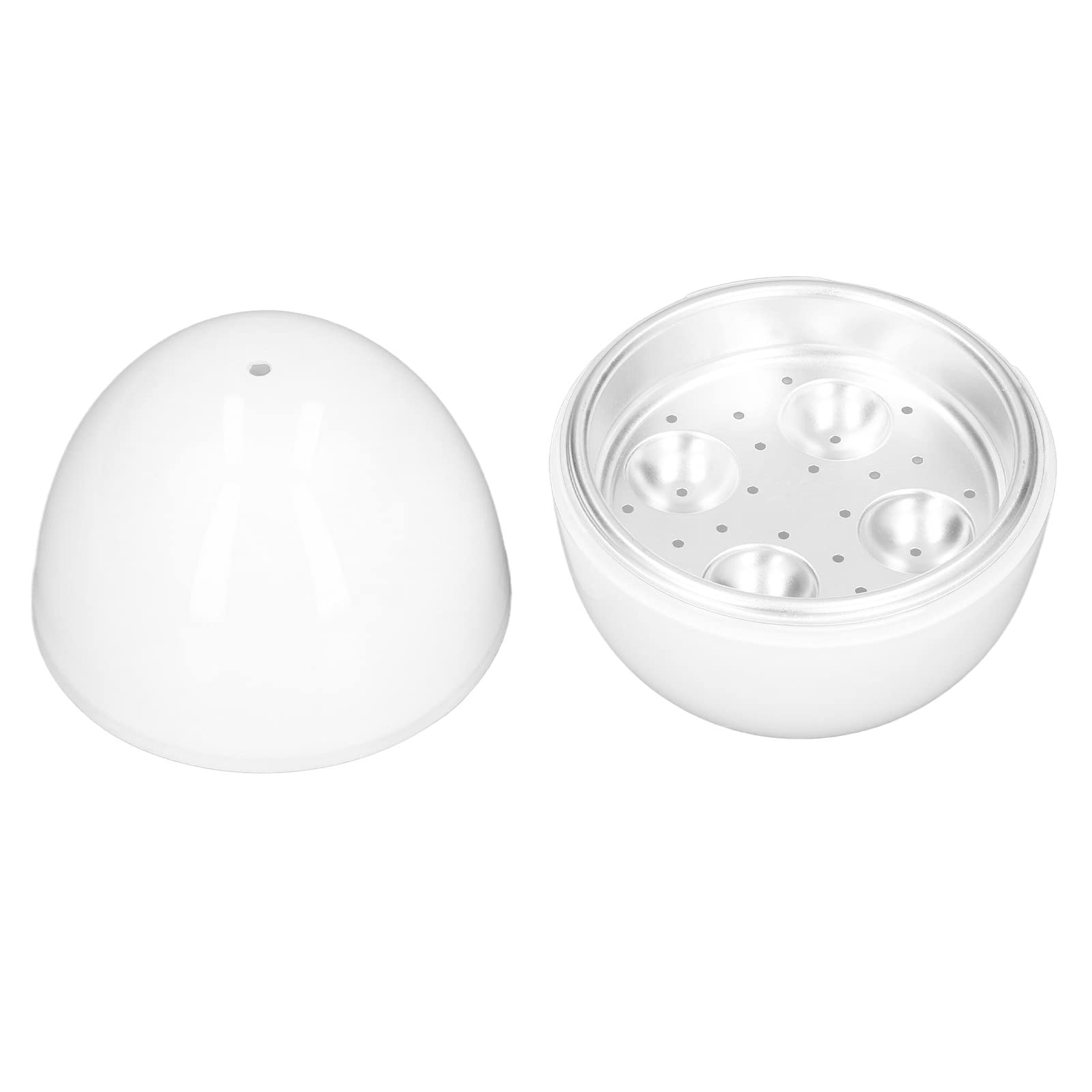 Microwave Egg Cooker - 4 Eggs Capacity Egg Boiler Steamer for Perfect Hard Boiled Eggs | Quick & Easy Breakfast Solution for Busy Mornings