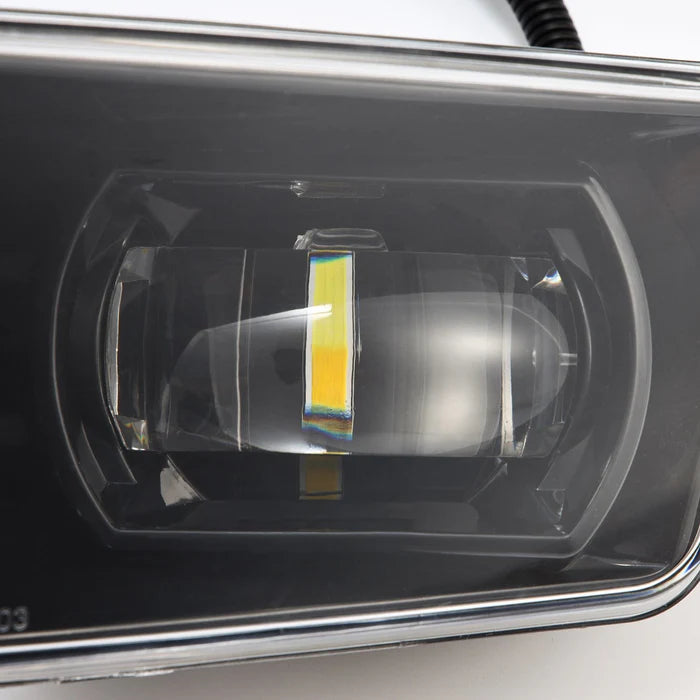 2007-2013 Chevrolet Silverado & 2007-2014 Tahoe/Avalanche/Suburban (4x4 Package) Dual Color LED Projector Fog Lights - White/Amber DRL Daytime Running Lights for Off-Road & Night Driving