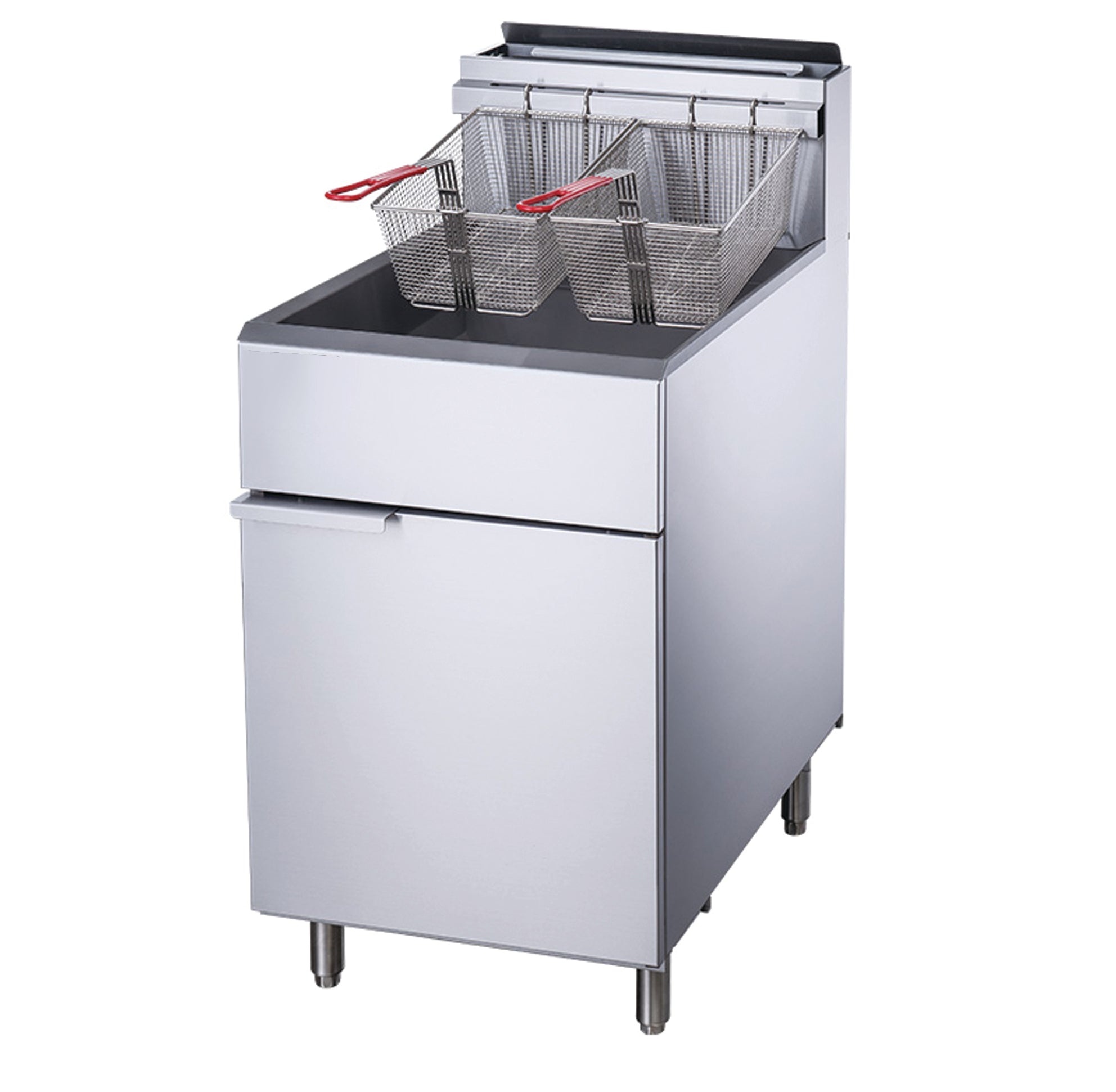 Chef AAA TCF5 LPG Commercial 70lbs Liquid Propane Gas Fryer with 5 Tube Burners - Perfect for Restaurants, Food Trucks & Catering Businesses
