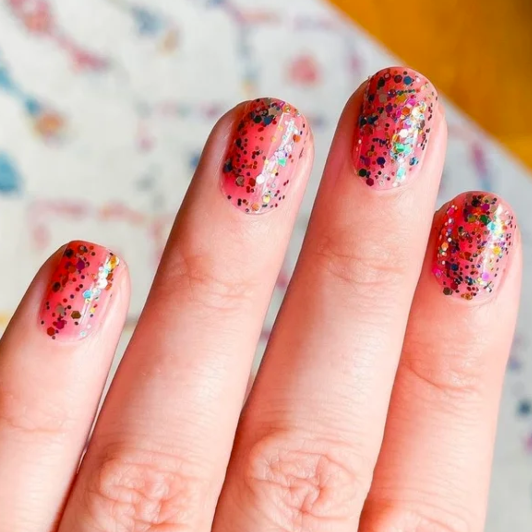 Palate Polish Confetti Cake Nail Polish - Long Lasting Glitter Nail Lacquer for Parties, Weddings & Special Occasions