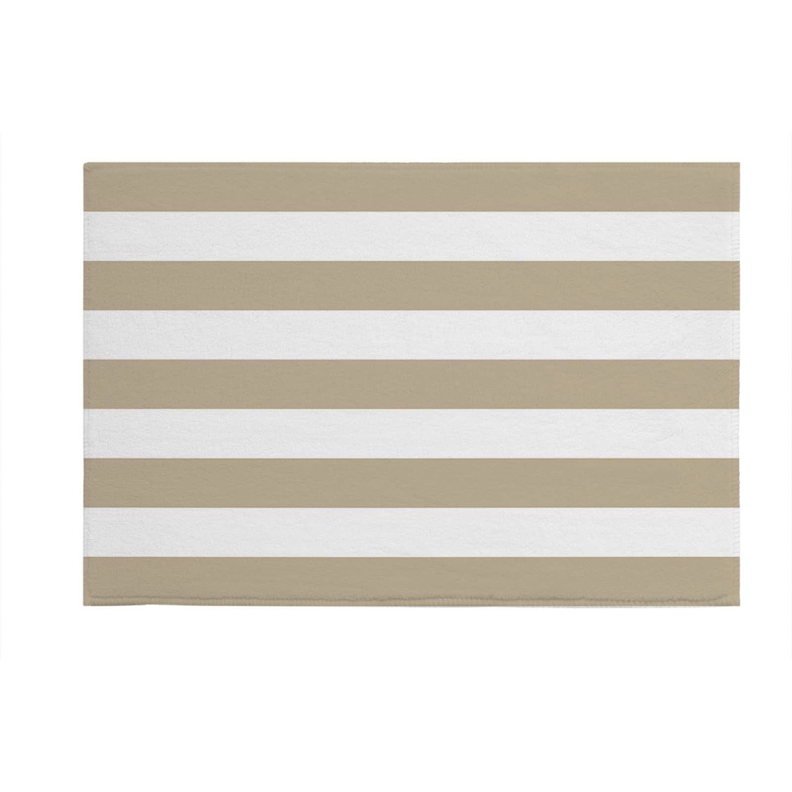 Festive Christmas Red and White Striped Non-Slip Indoor Door Mat - Holiday Welcome Rug for Front Entry, Kitchen & Home Decor (15.7