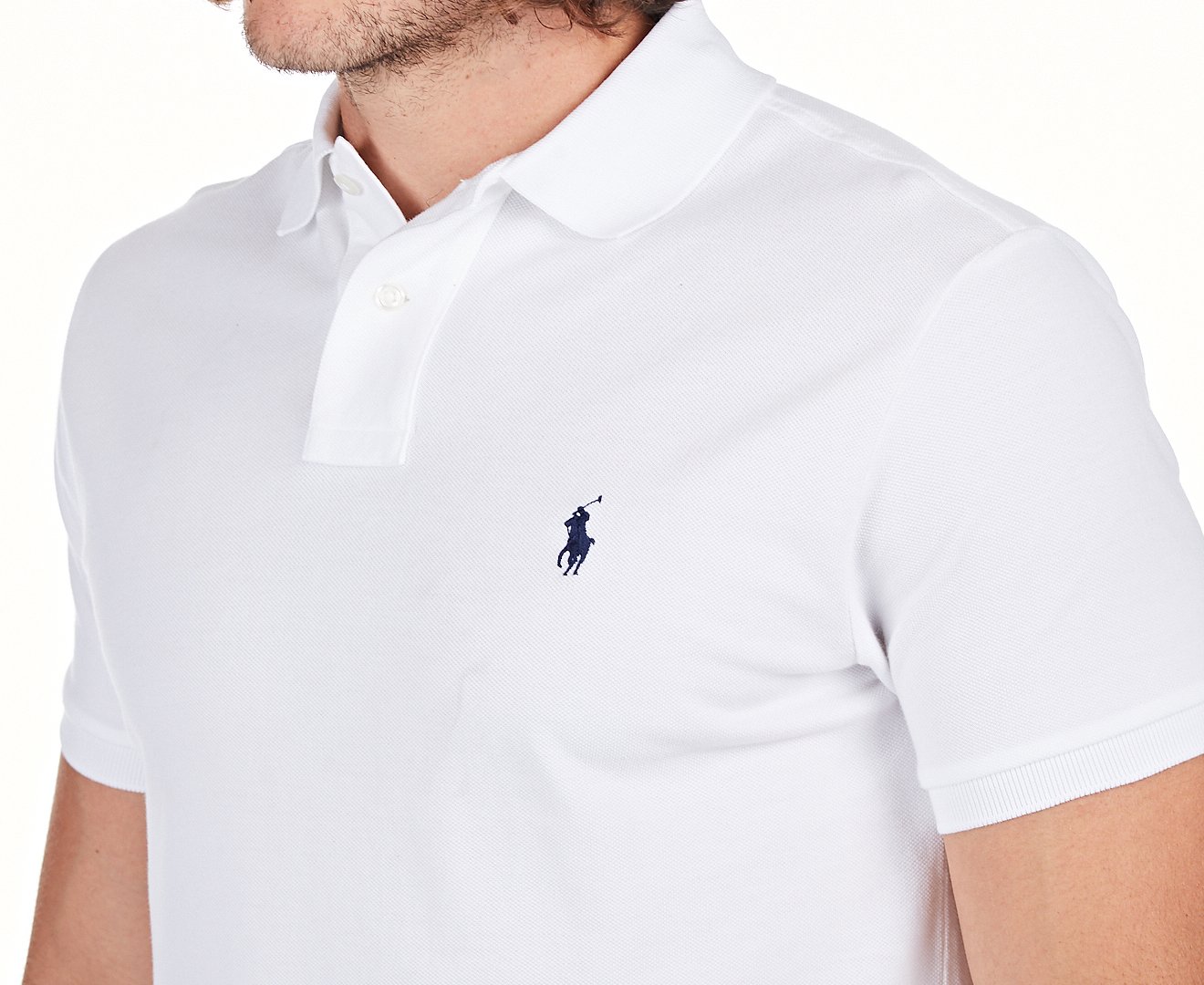 Polo Ralph Lauren Men's Custom Fit Mesh Polo Shirt - Breathable Casual Short Sleeve Shirt for Golf, Office & Summer Wear | Classic Logo Design