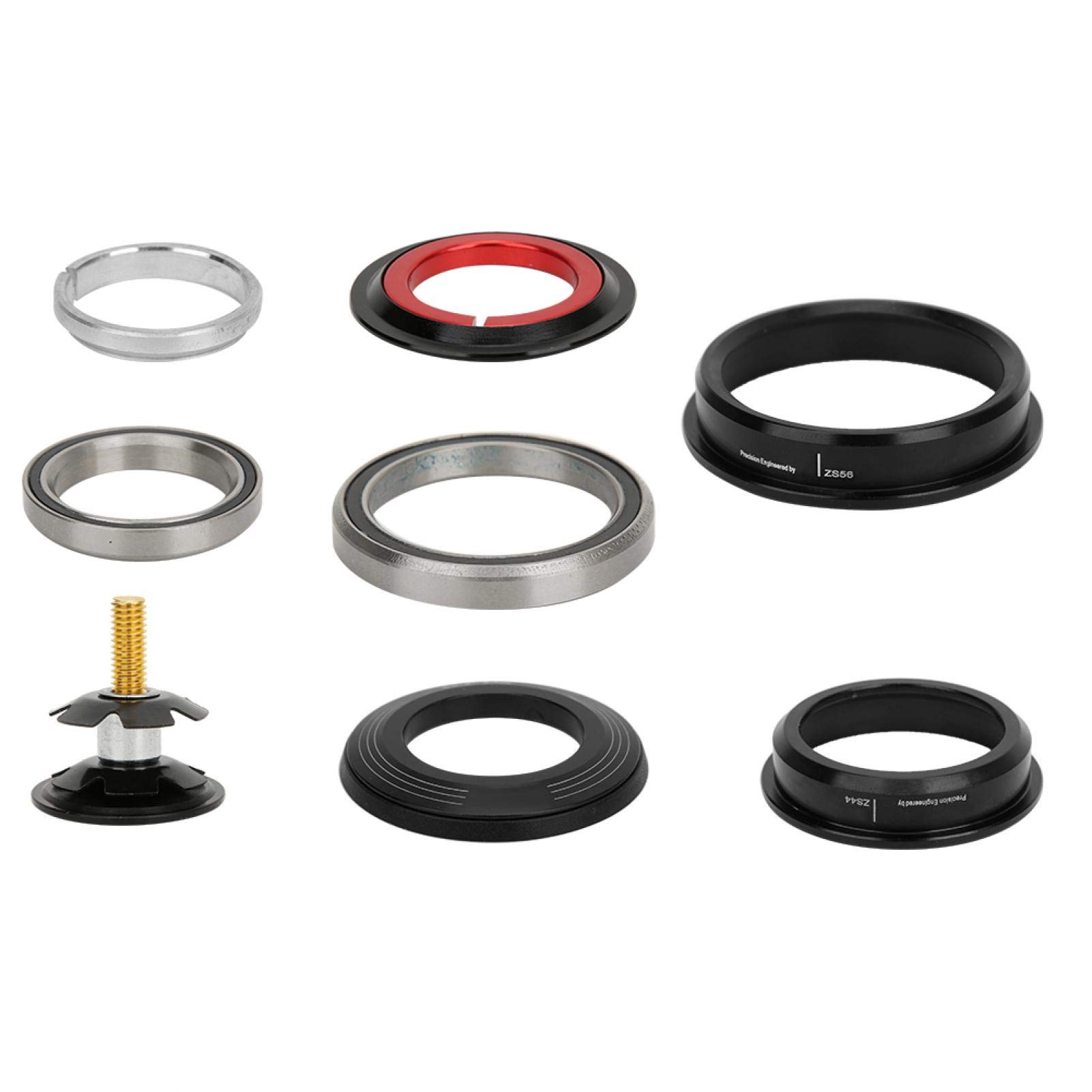 Premium CNC ZS44/ZS56 Aluminum Alloy Bicycle Headset - Double Purpose External Taper Headset Bearing for MTB & Road Bikes | Durable Cycling Accessory for Smooth Steering & Enhanced Performance