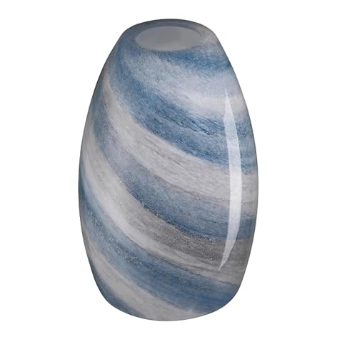 Blue Oval Glass