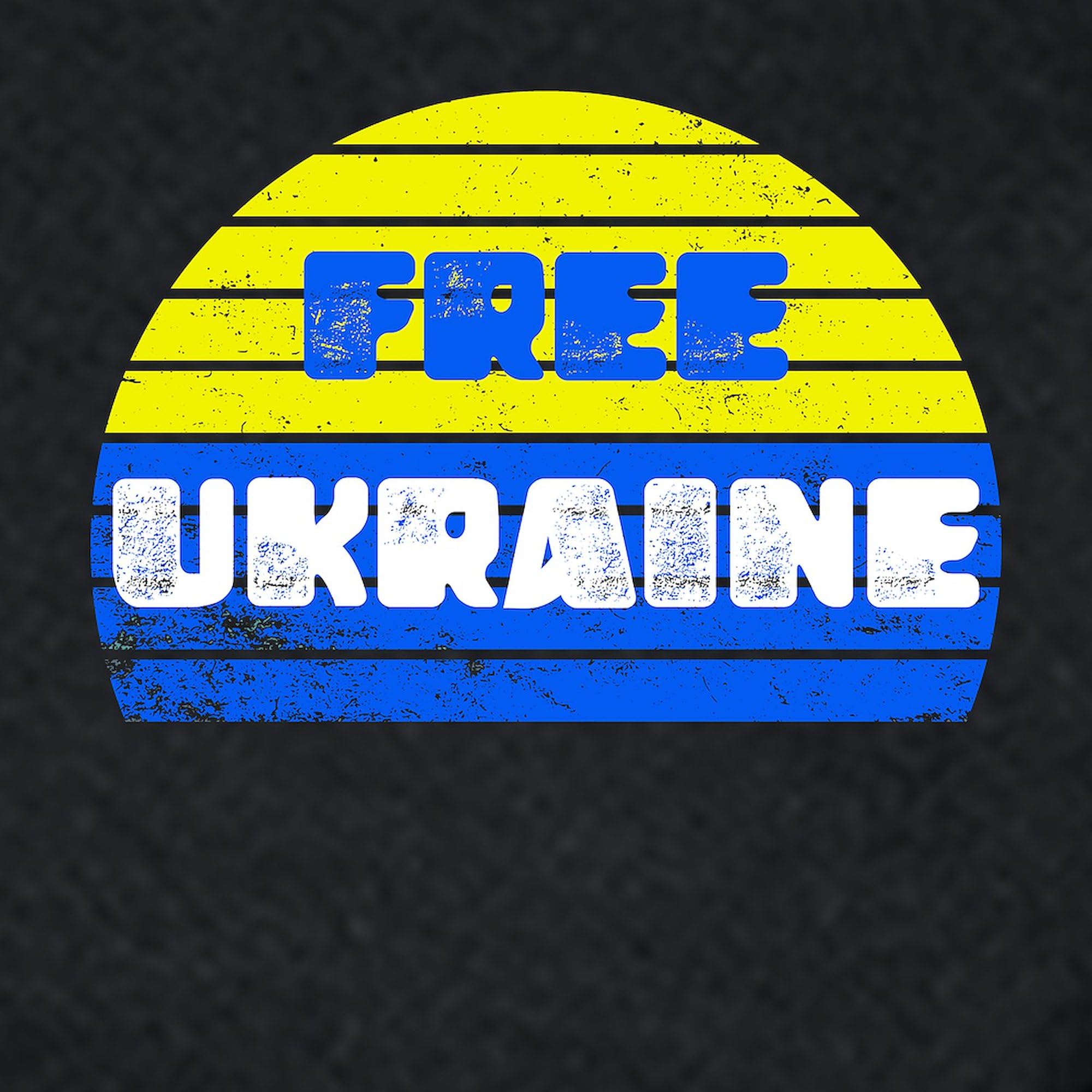 Free Ukraine Men's Zip Up Hoodie - Dark Zip-Up Hooded Sweatshirt for Men | Comfortable & Stylish Casual Wear for Everyday, Gym & Outdoor Activities