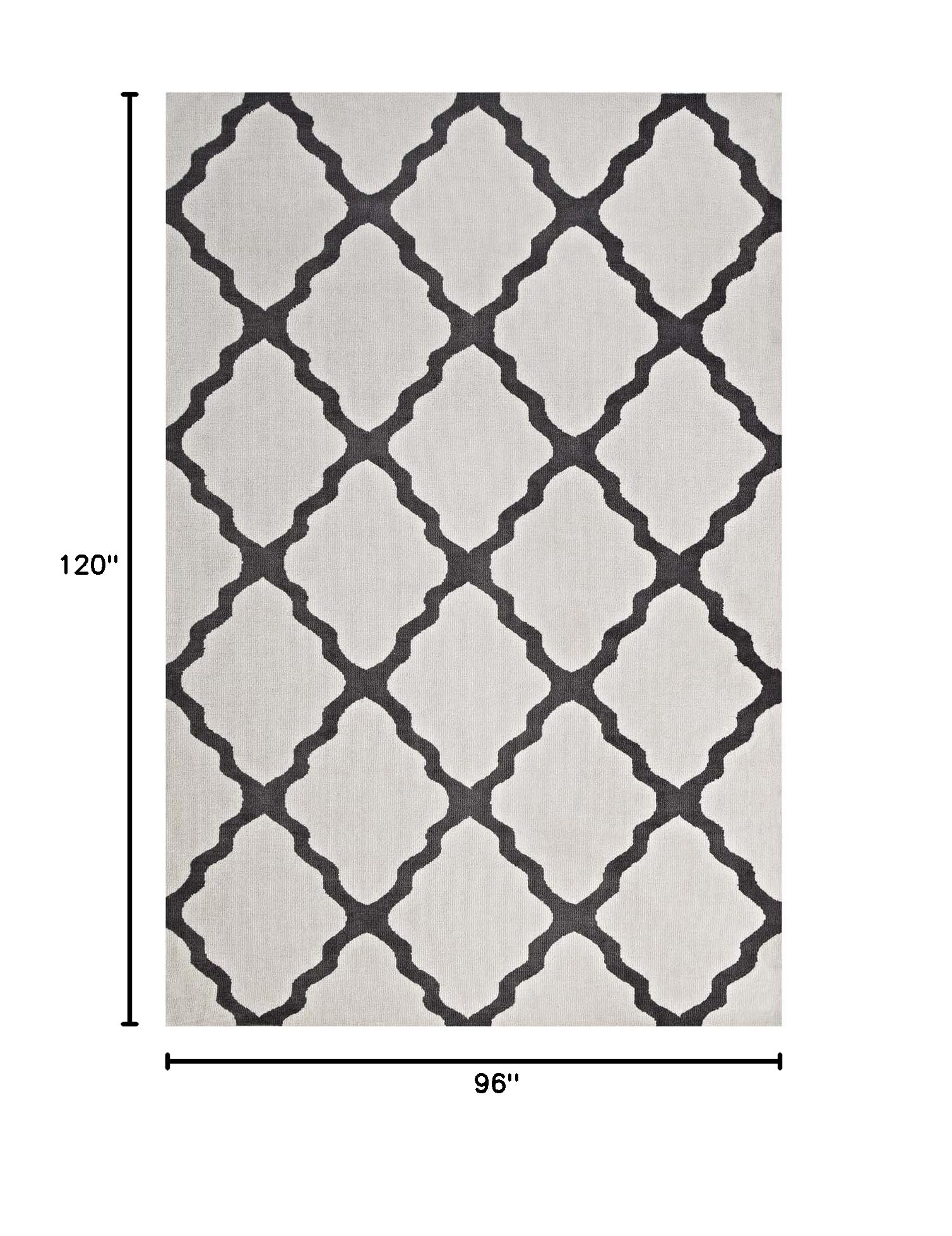 Modern Contemporary Urban Living Room Area Rug - Soft Fabric Carpet Runner in Multi-Tone Gray for Lounge, Bedroom & Hallway - Perfect for Home Decor & Cozy Spaces