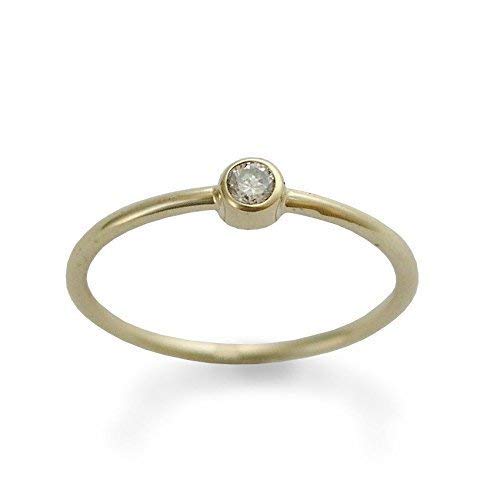 Elegant Minimalist Dainty Diamond Ring for Women - Perfect for Everyday Wear, Engagement & Anniversary Gifts