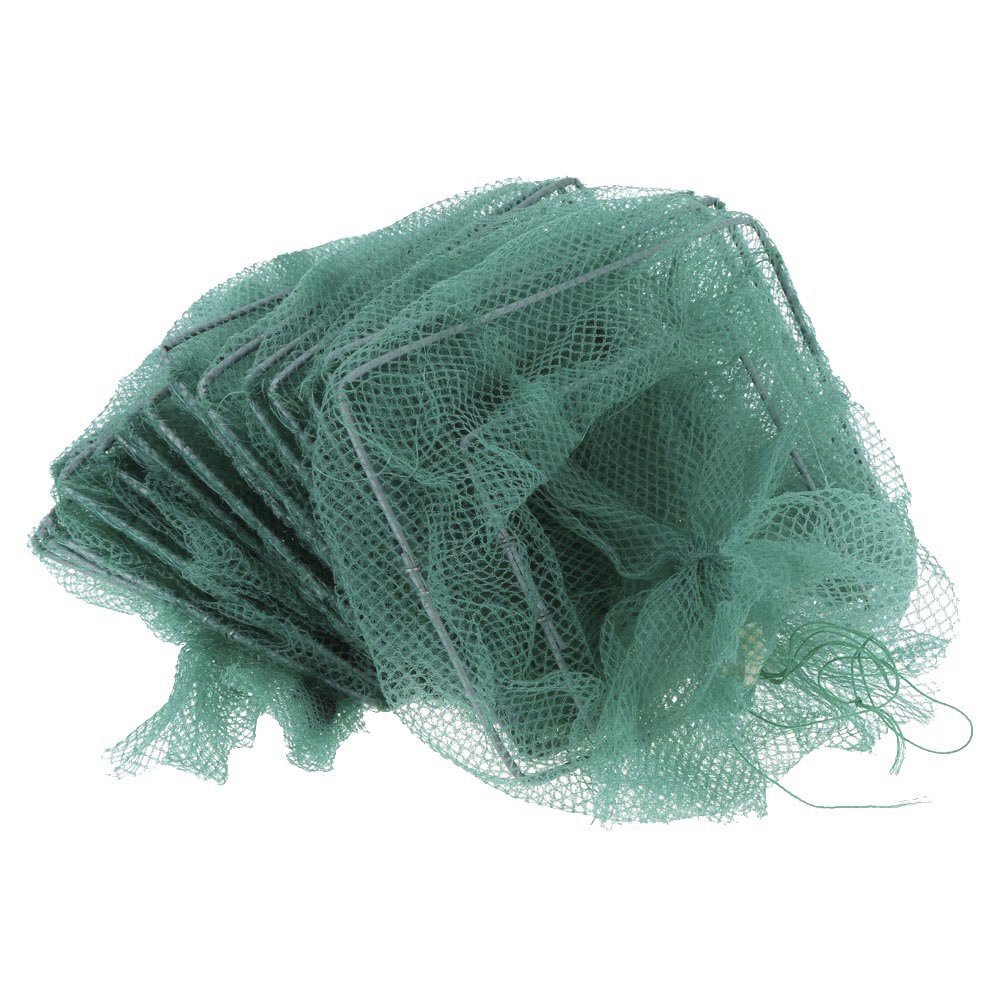 TOPIND Collapsible Fishing Net Cage - Cast Net Trap for Crawfish, Shrimp & Lobster | Durable Nylon Dip Cage for Bait Fishing | Ideal for Freshwater & Saltwater Fishing