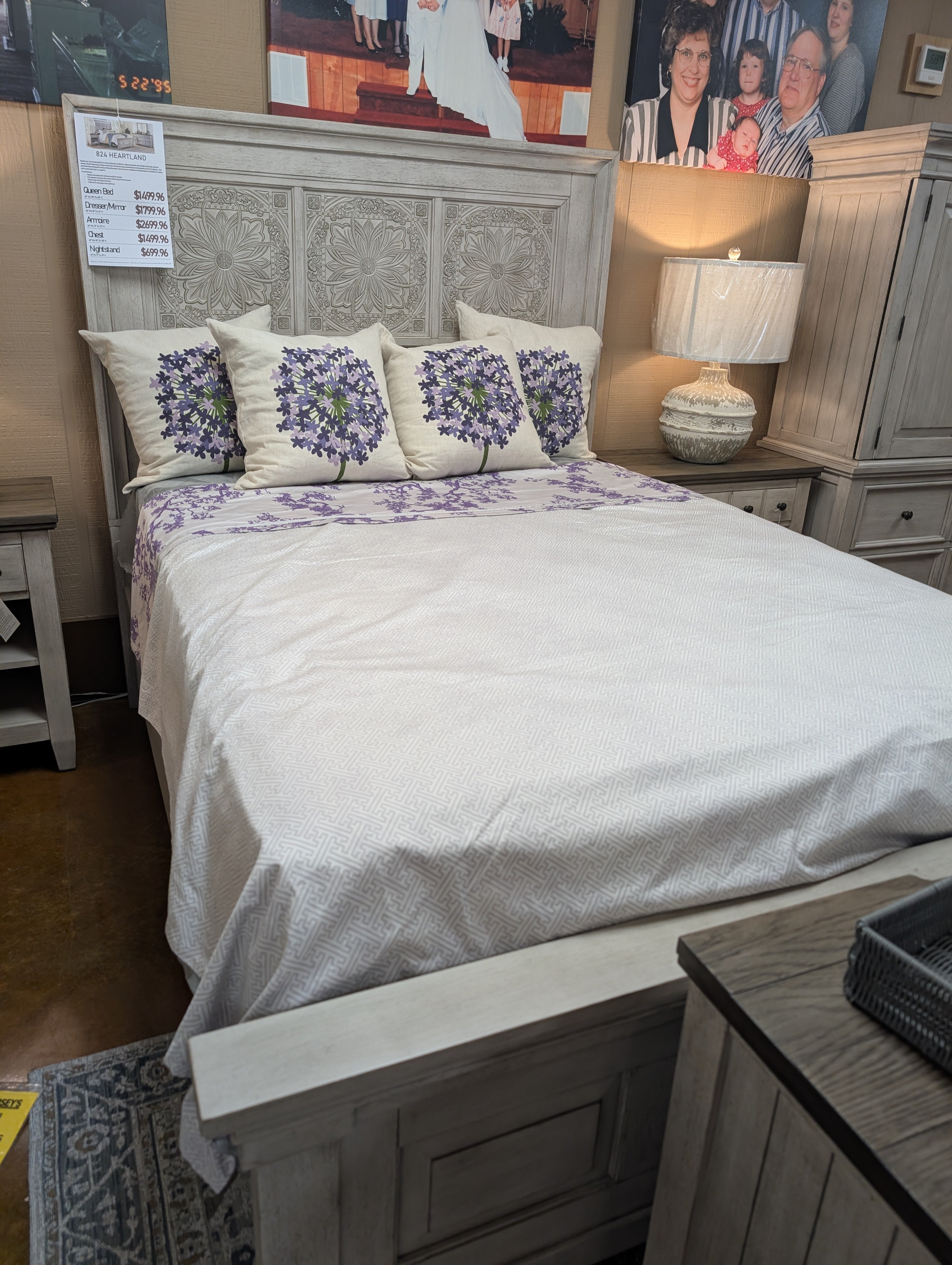 Heartland Queen Size 824 br13H/14/90 Mattress - Premium Comfort for Restful Sleep, Perfect for Bedrooms, Guest Rooms & Dormitories