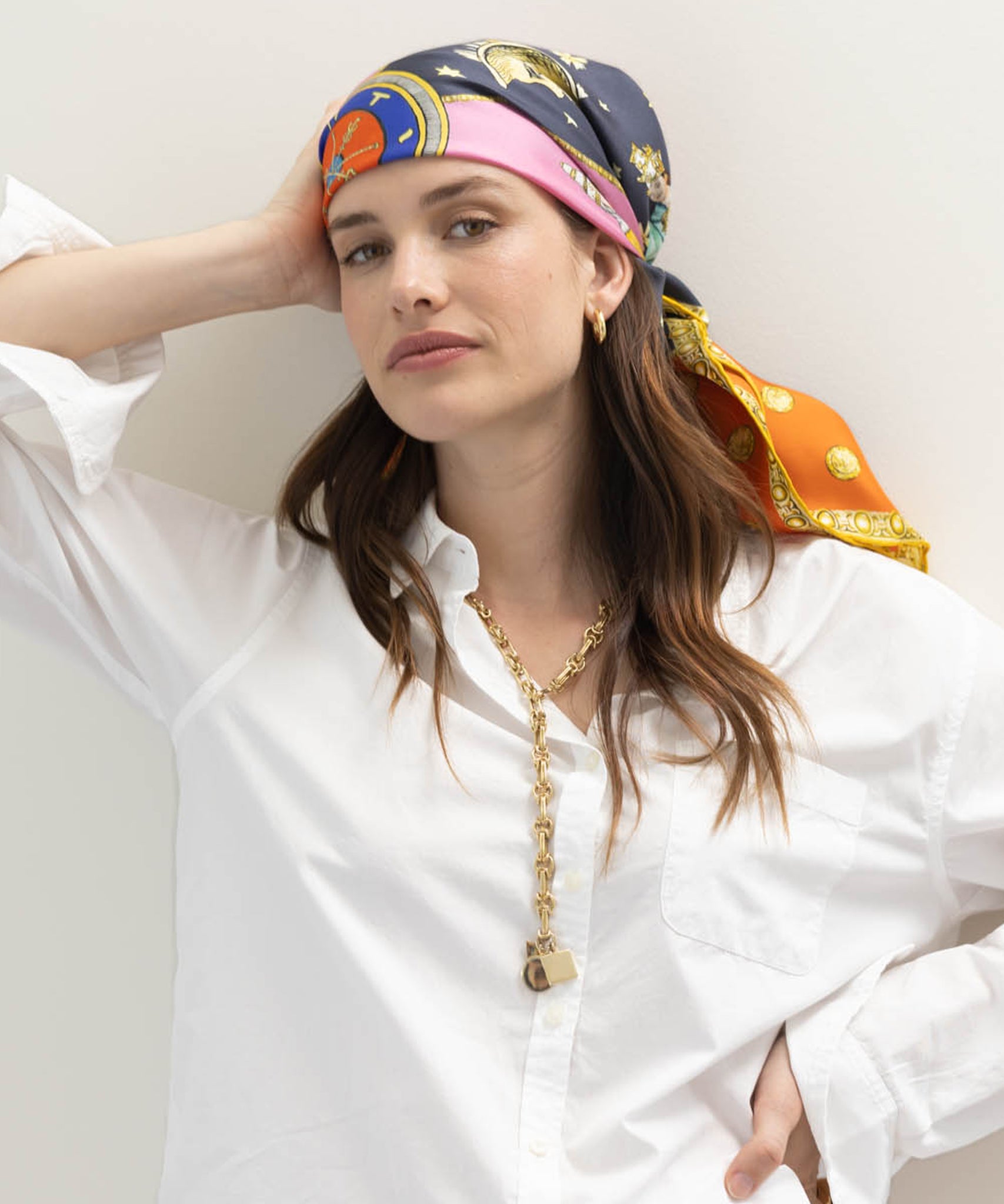 35 Silk Square Scarf - Elegant Fashion Accessory for Women | Perfect for Gifts, Parties & Special Occasions