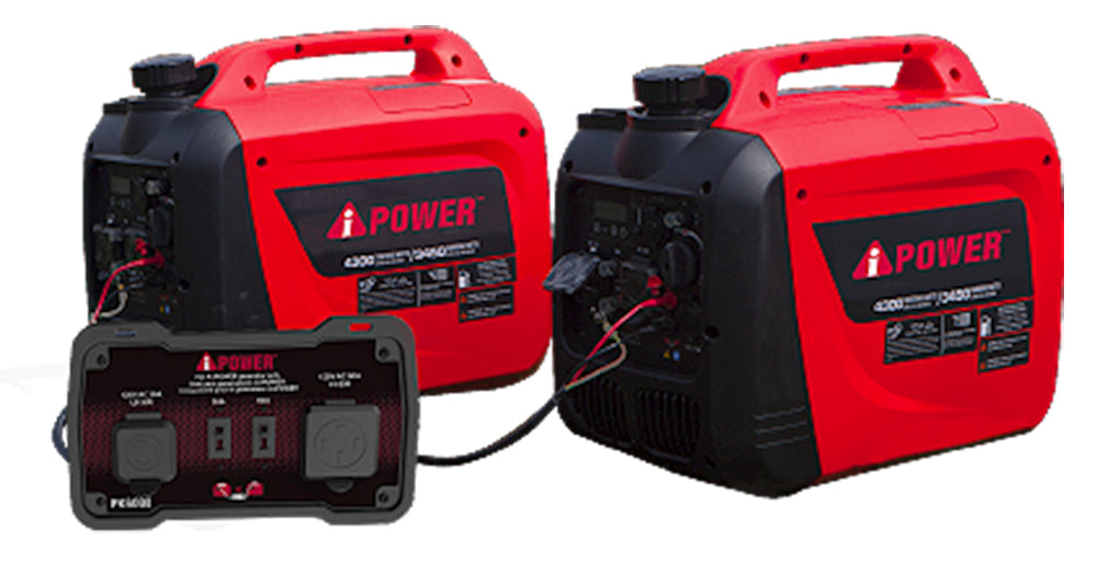 iPower PK6000 Parallel Kit 50A 6000W for Inverter Generator - Dual Generator Power Solution for Camping, RV & Emergency Backup