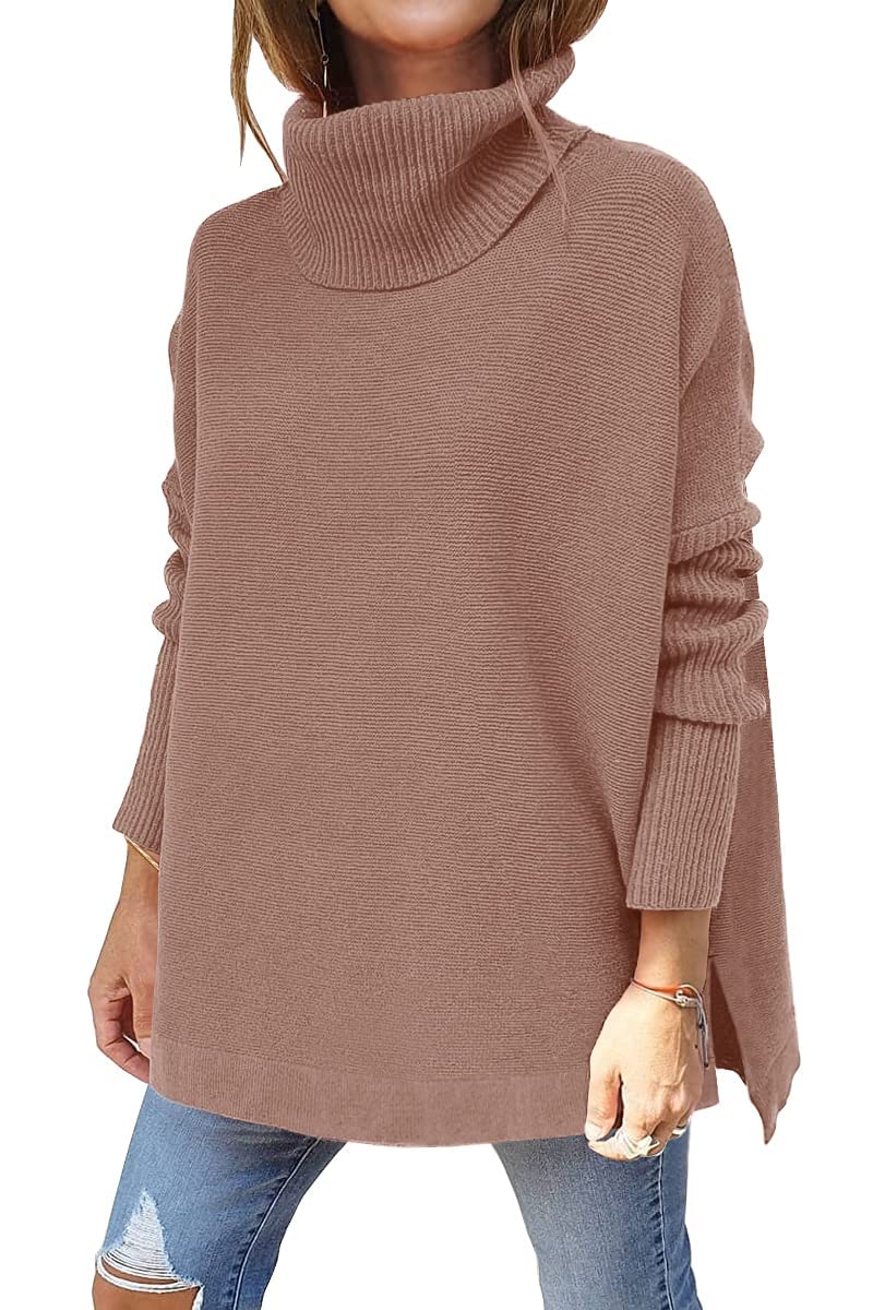 EFAN Women's Oversized Turtleneck Sweater - Soft Winter Pullover Long Sleeve Tunic Top for Fall & Winter Fashion (2025) | Cozy Office Wear, Casual Outfits & Holiday Layering