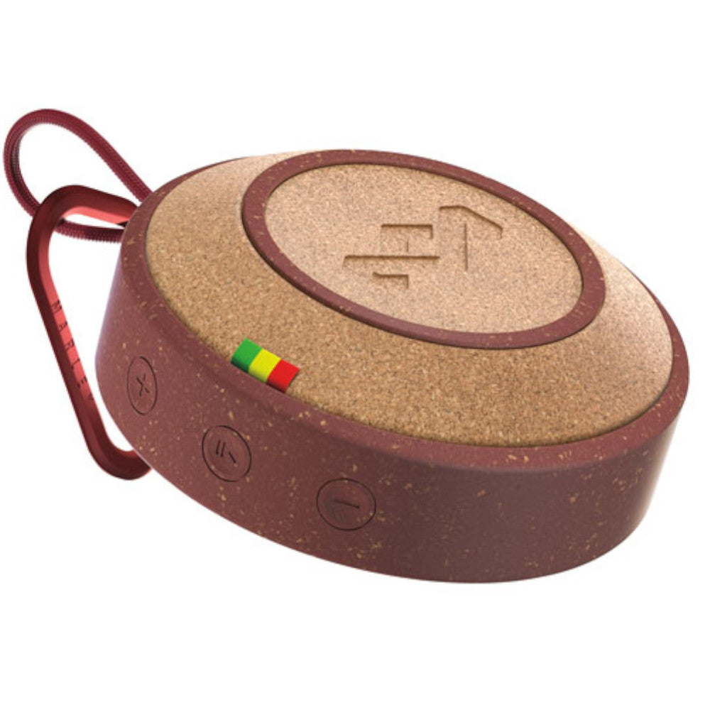 HOUSE OF MARLEY EM JA015 SB No Bounds Outdoor Bluetooth Speaker - Waterproof Portable Wireless Speaker with Rich Bass (Red, Blemished Package) - Perfect for Beach, Pool, Camping & Backyard Parties