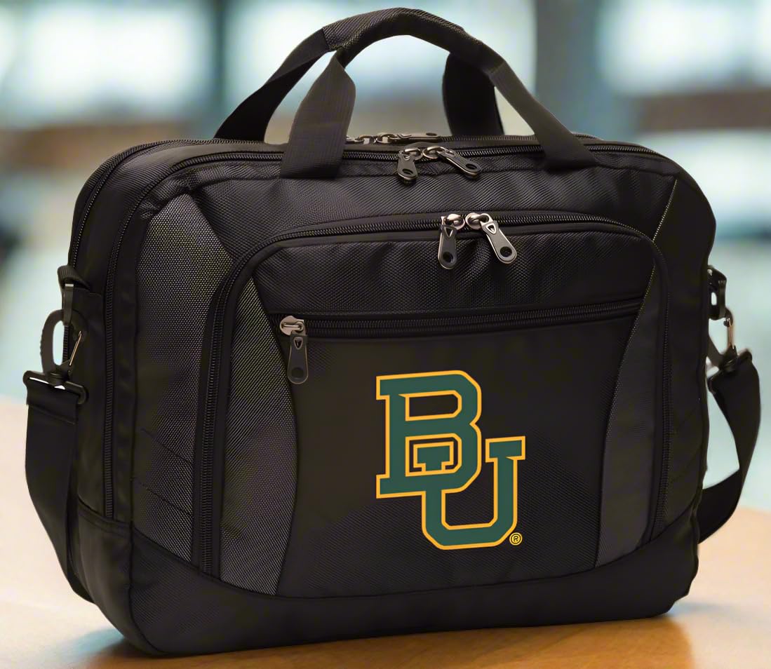 Baylor University Laptop Bag with Logo - Stylish Computer Messenger Bag for Students & Professionals, Perfect for Campus & Office Use