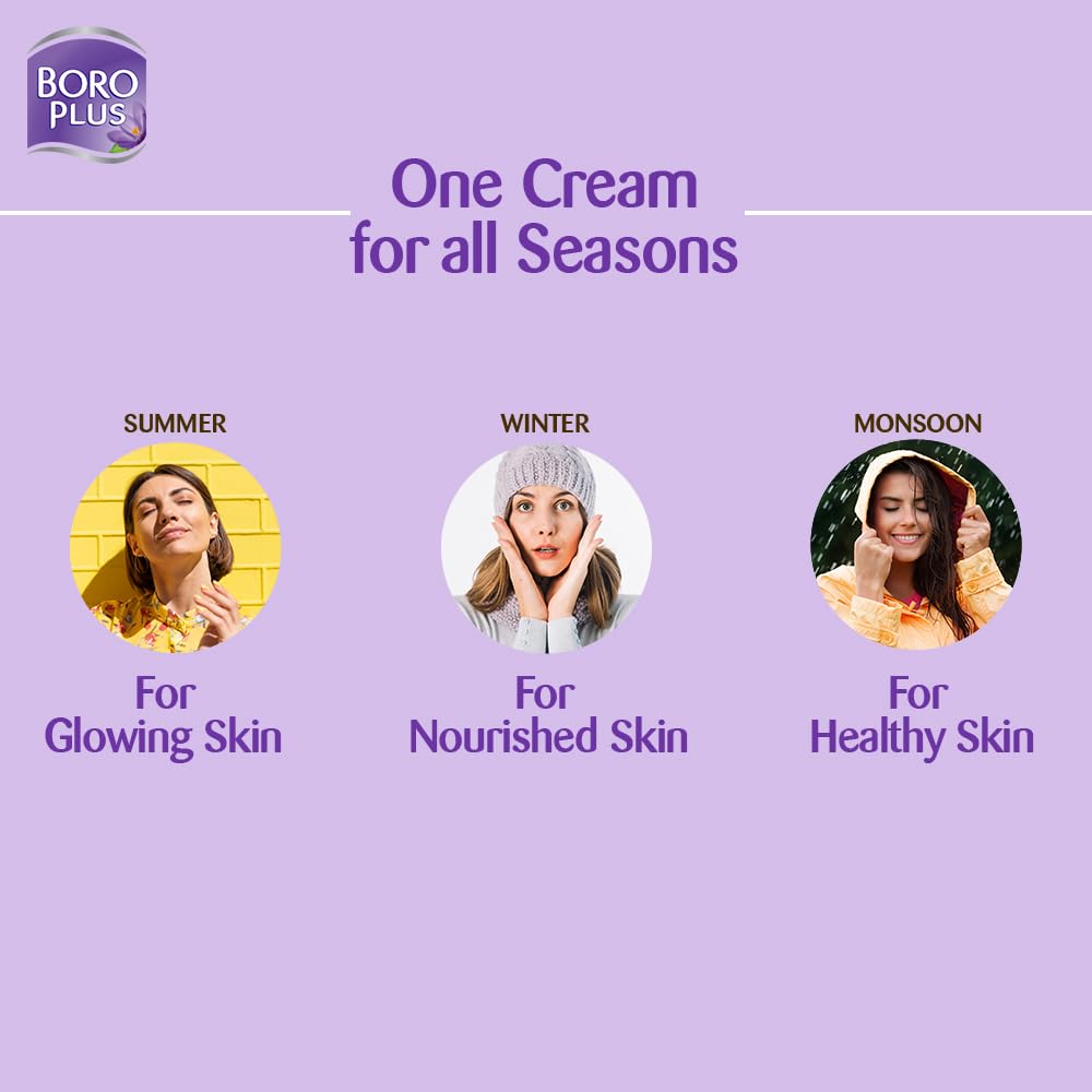 Boroplus Antiseptic Cream - 24Hr Moisturizing Ayurvedic Cream for Hands, Body & Face | Neem, Tulsi & Aloe Vera for Dry Skin Care | 120ml | Perfect for Daily Skincare Routine & Travel Essentials