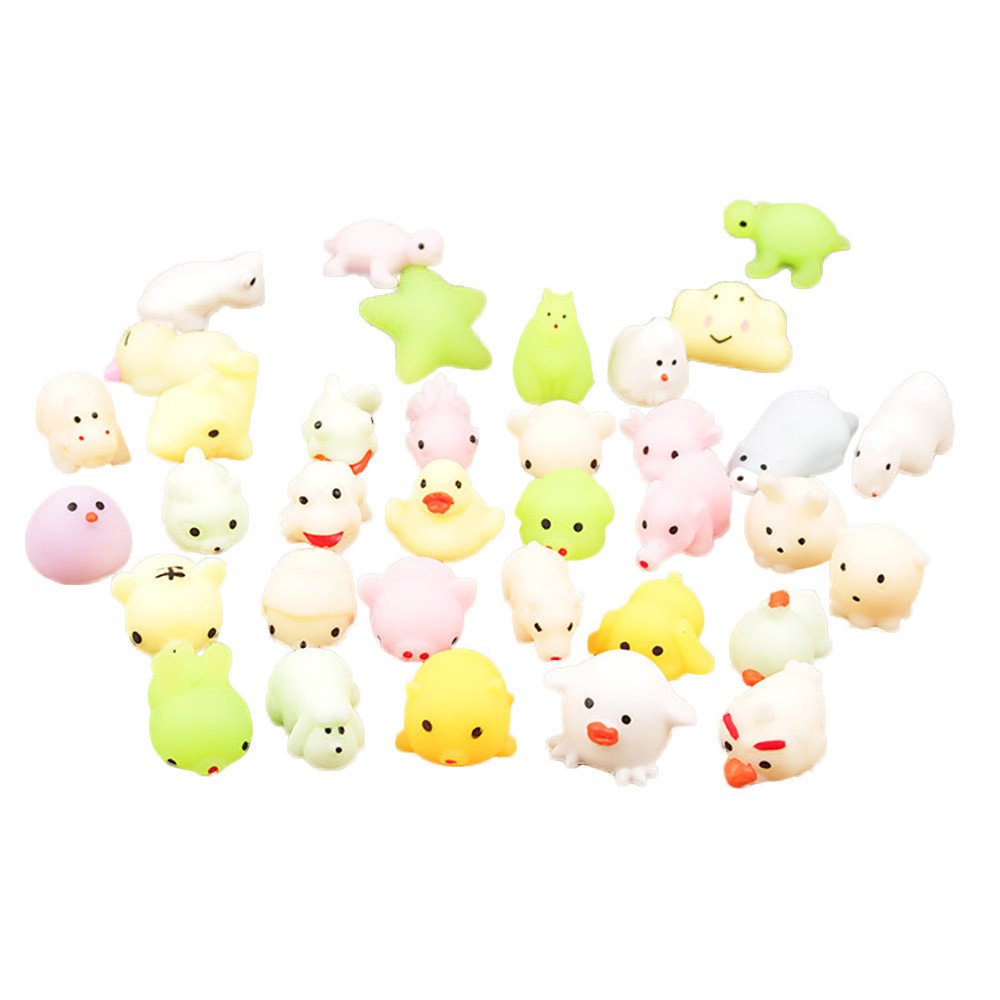 Cute Mochi Cat Squeeze Toy - Anti Stress Sensory Fidget Toy for Kids & Adults, Autism ADHD Relief, Kawaii Decor - Fun Anxiety Relief for Home, Office & Travel
