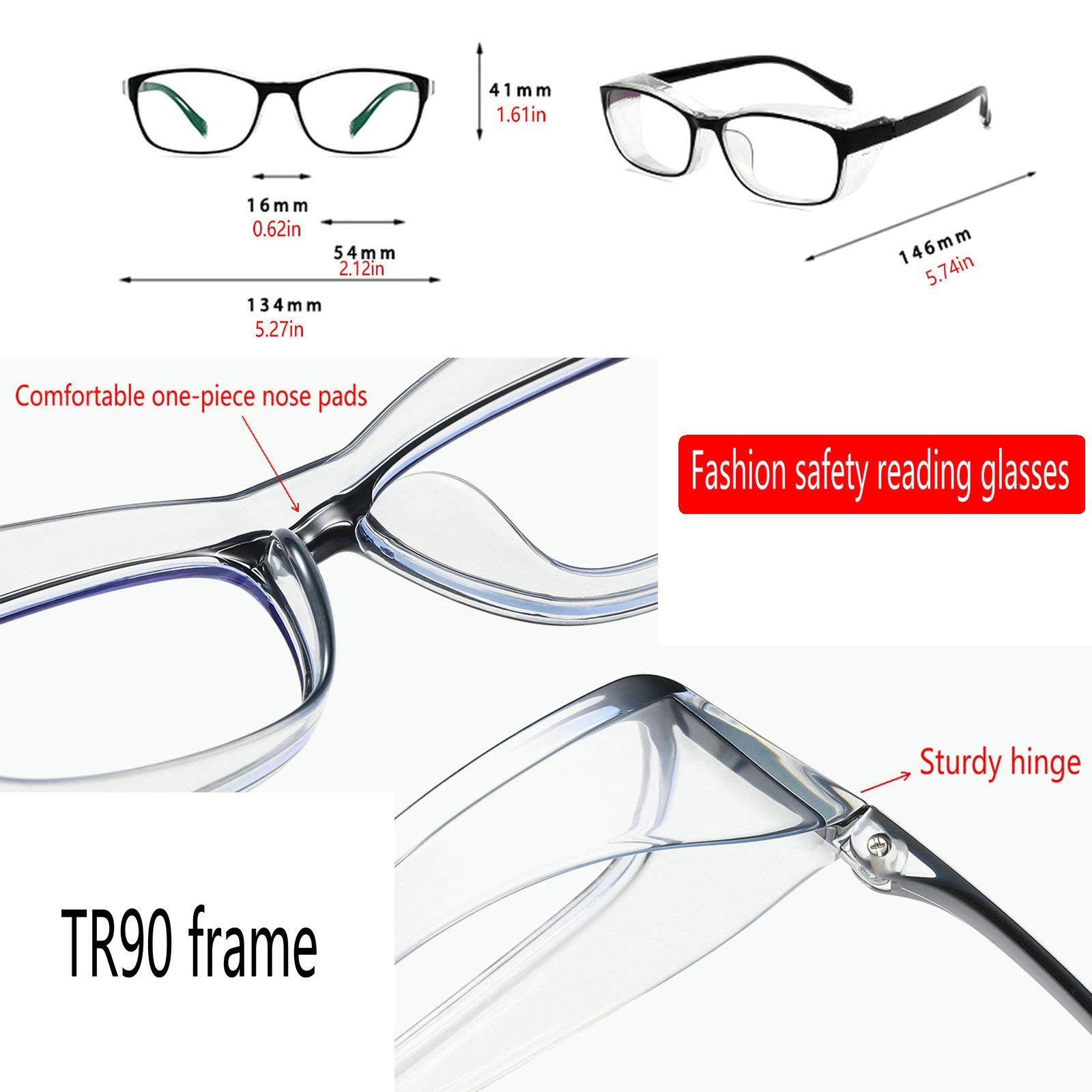 Bifocal Reading Glasses with Photochromic Transition Lenses - Dark Grey Anti-Glare Sunglasses for Men & Women - Lightweight Oval Frame Computer Glasses - Perfect for Reading, Driving, and Outdoor Activities