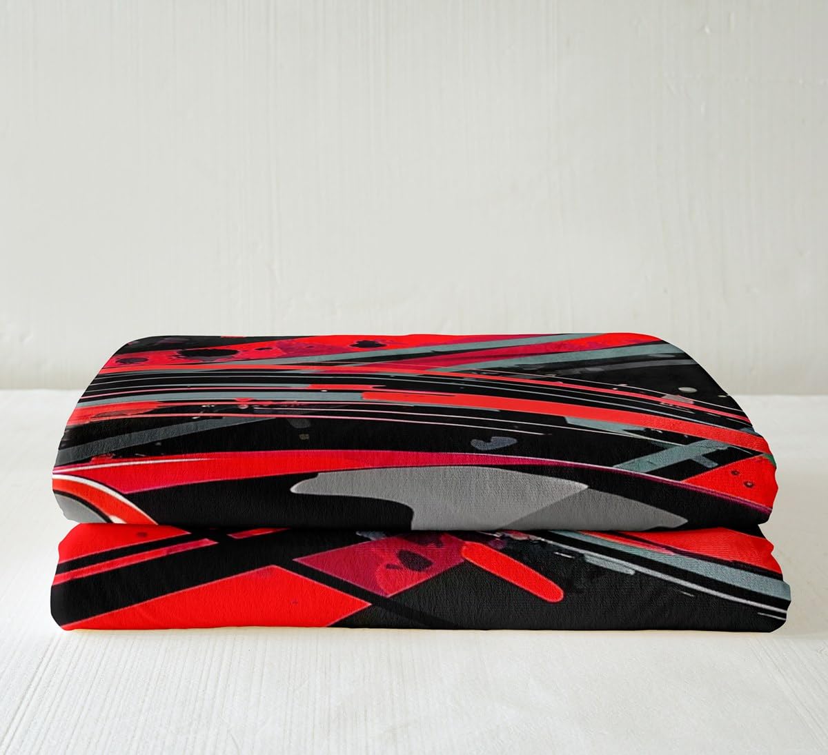 Racing Car Sherpa Blanket for Boys & Girls - 90