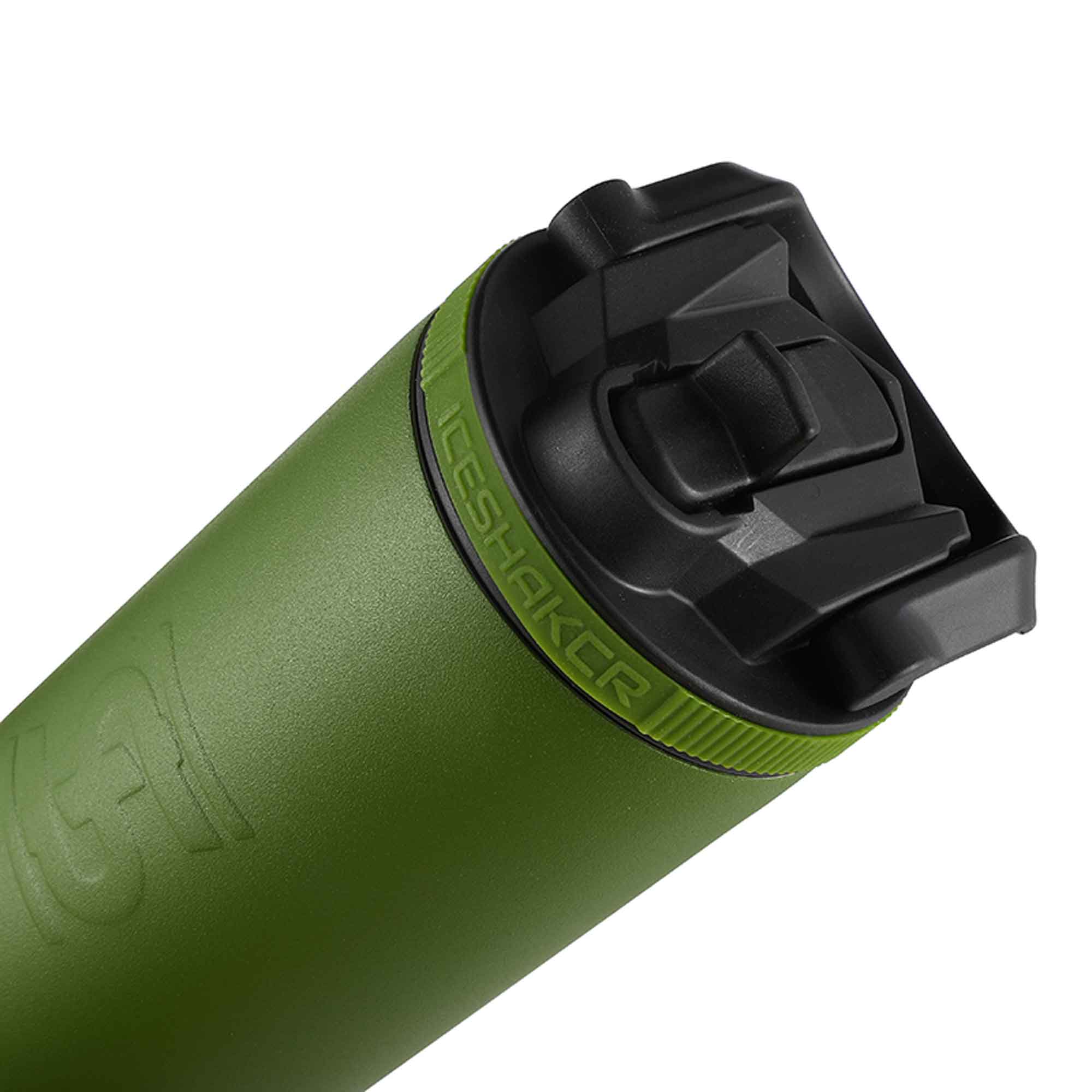 20oz Insulated Sports Water Bottle with Leak-Proof Lid - BPA Free, Durable & Eco-Friendly for Gym, Hiking & Outdoor Activities | Green