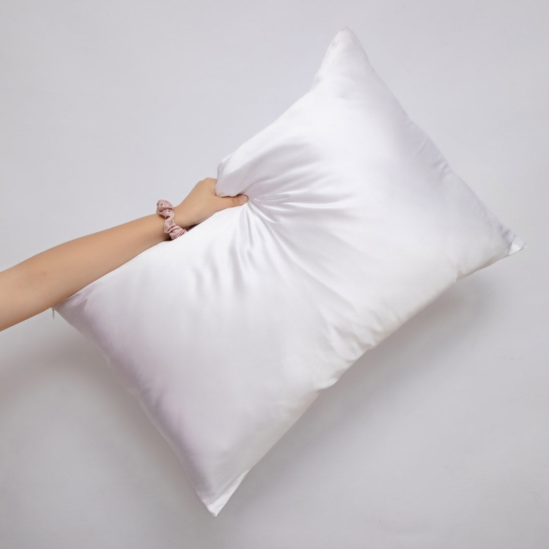 22 Momme 100% Pure Mulberry Silk Pillowcase for Hair & Skin Care - Hypoallergenic & Breathable for a Cool Sleep - Perfect for Bedroom, Travel & Luxury Gift