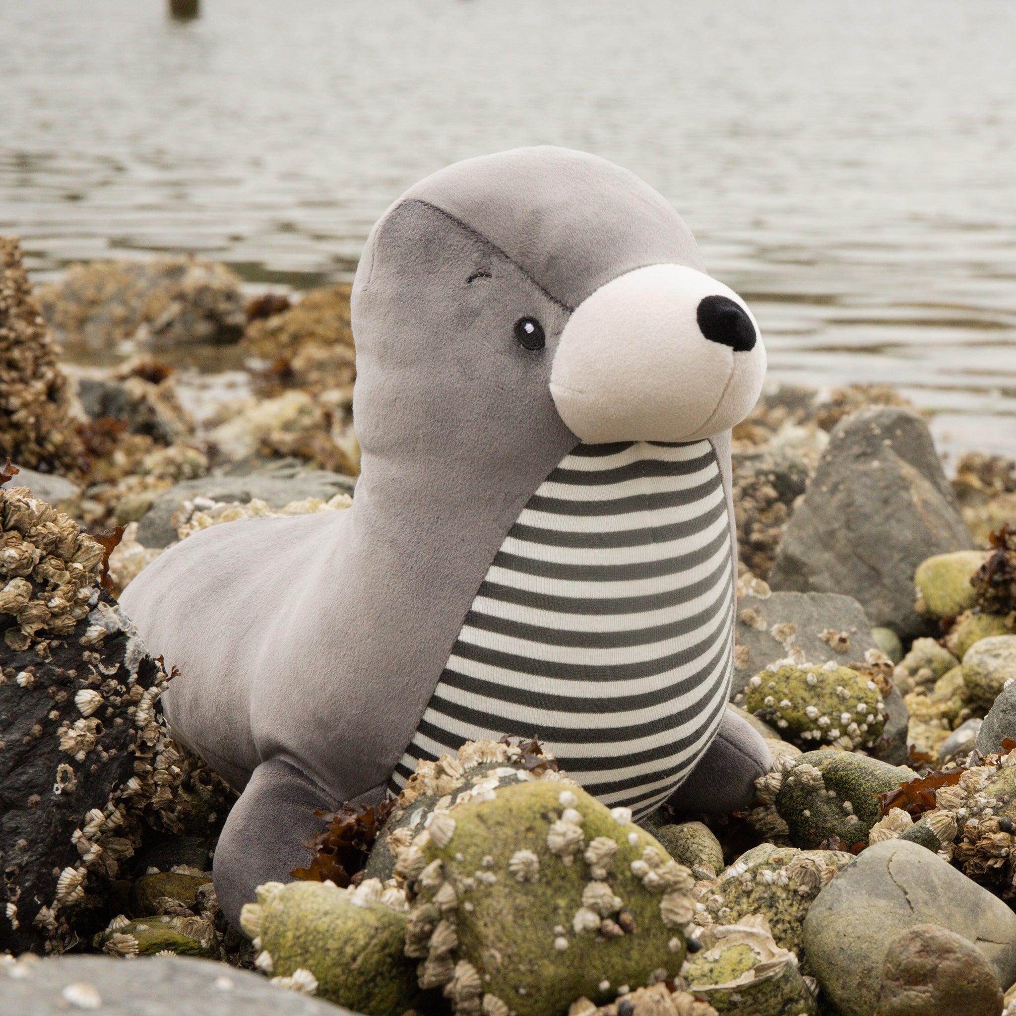 Seamore Seal Plush Toy - Soft & Cuddly Stuffed Animal for Kids, Perfect for Gifts, Bedtime & Playtime Comfort