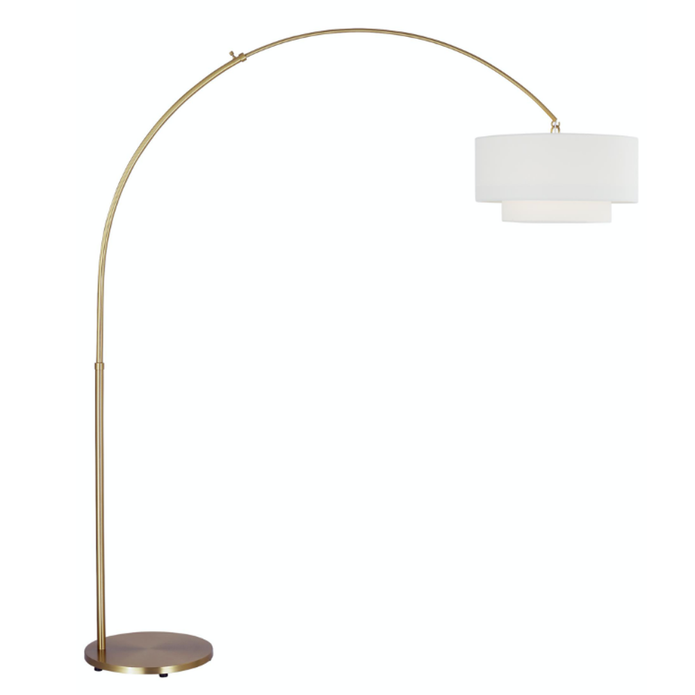 Cambridge Modern Floor Lamp - Adjustable LED Standing Light for Living Room, Bedroom, or Office - Warm White & Cool White Dimmable Reading Light with Remote Control