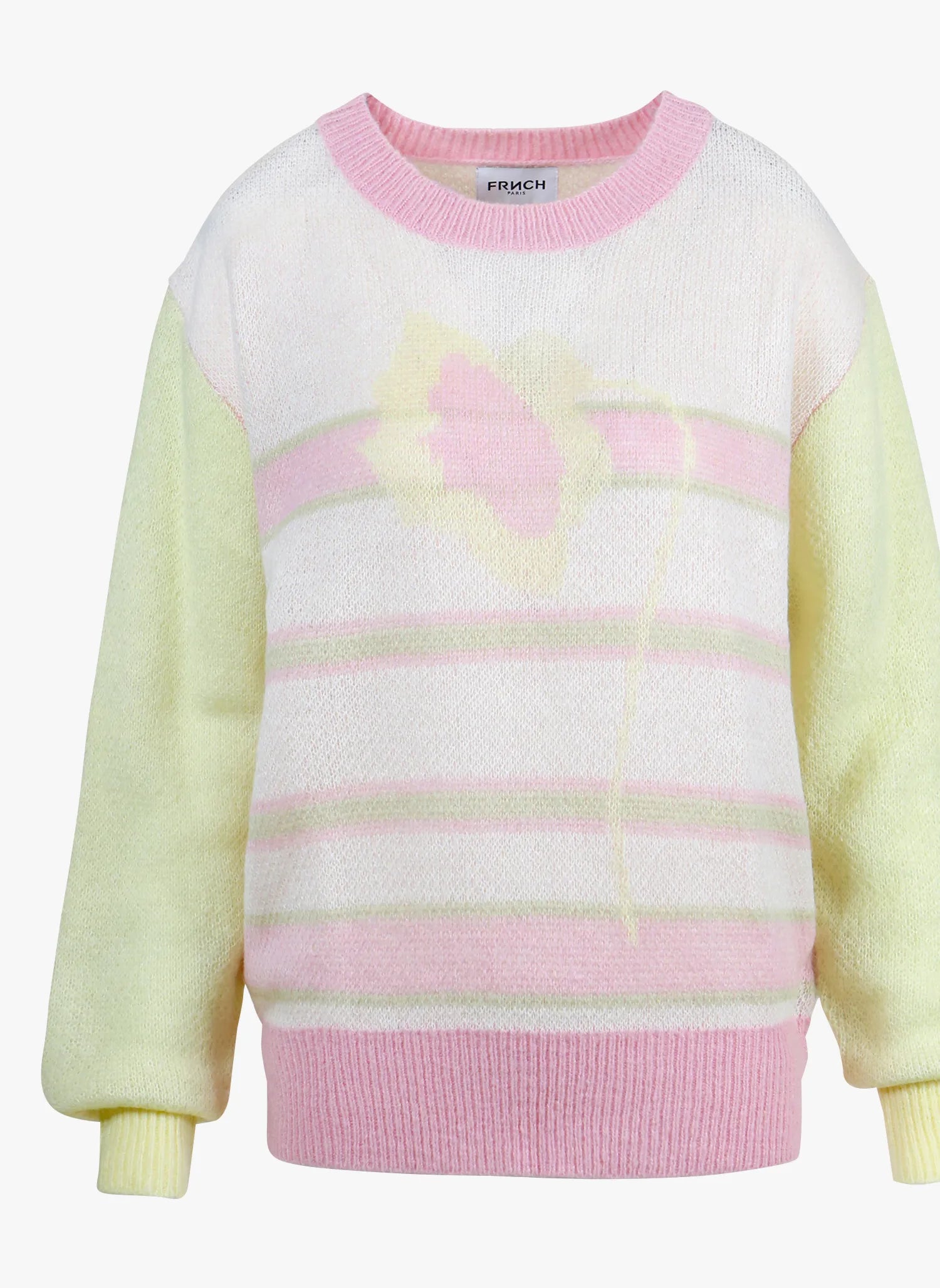 Aurore Women's Pink Jumper Sweater - Soft Knit Pullover for Casual Wear, Office & Fall Fashion