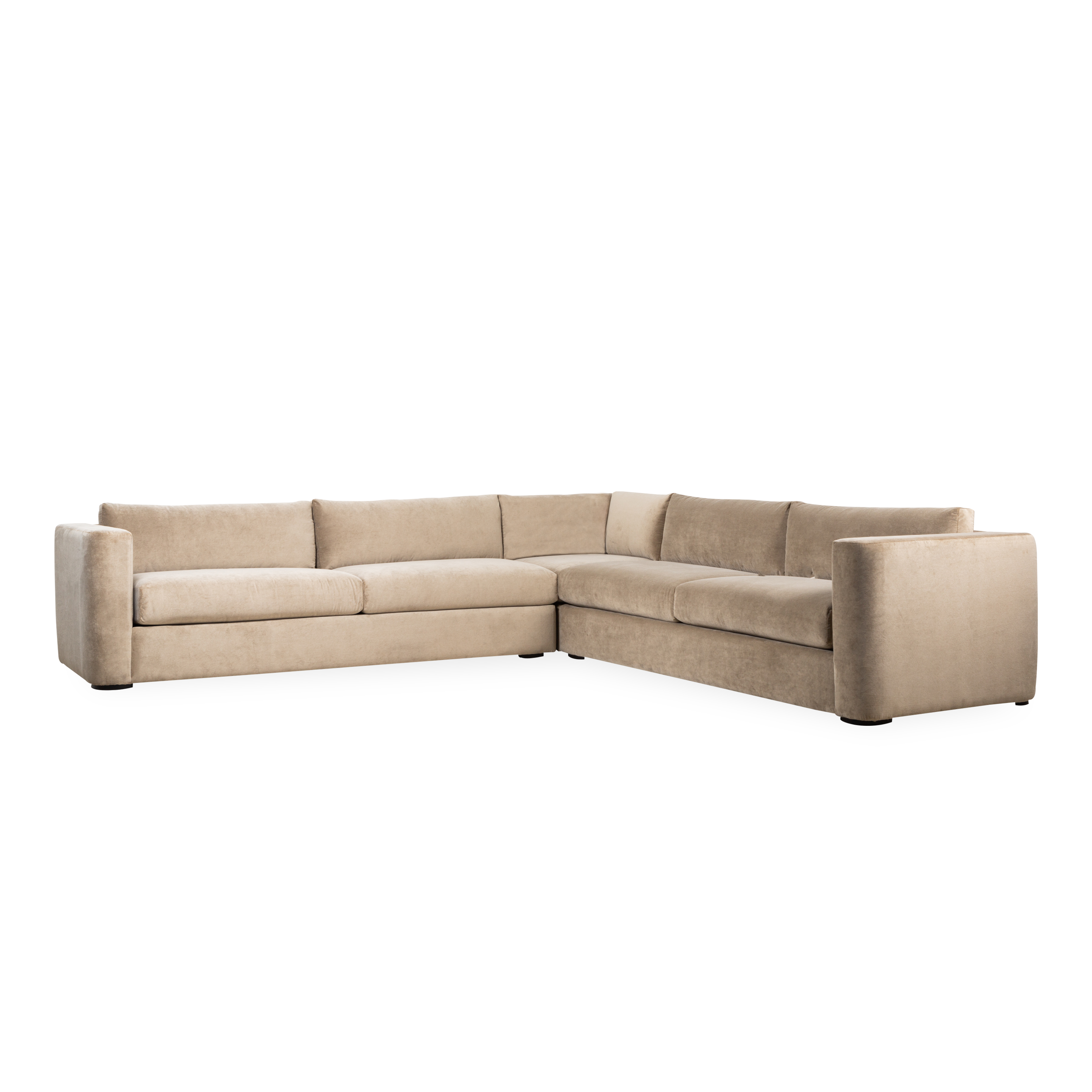 Milo Modular Corner Sectional Sofa - Modern L-Shaped Couch with Reversible Chaise for Living Room, Lounge & Home Theater