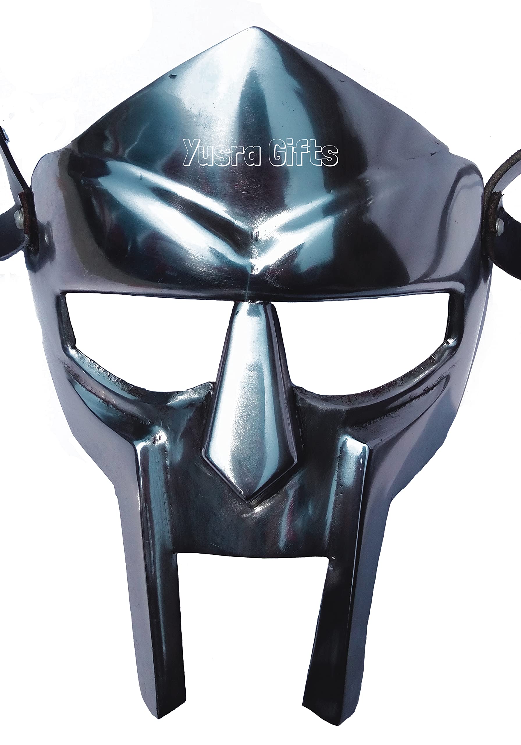 MF Doom Gladiator Mask - Silver & Copper Face Armor | Mad-Villain Edition | Perfect Gift for Nautical & Cosplay Enthusiasts | Great for Halloween, Comic Con & Themed Parties