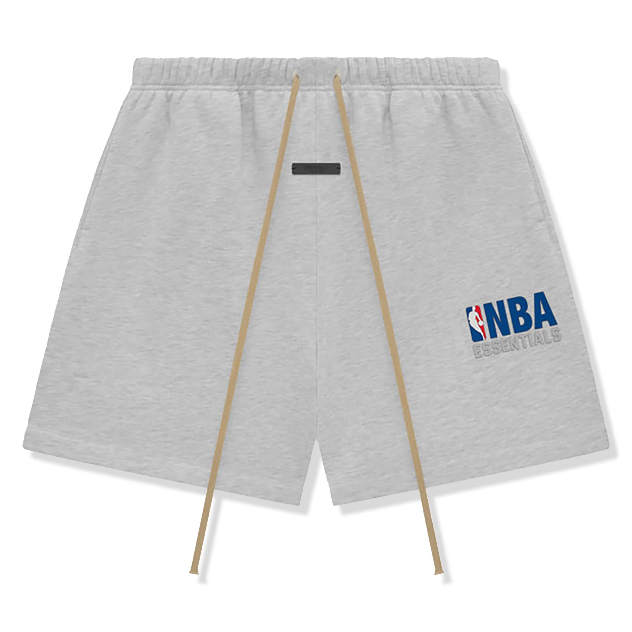 Fear of God Essentials x NBA Light Heather Basketball Shorts for Men - Comfortable Casual Wear for Gym, Street Style, and Lounge
