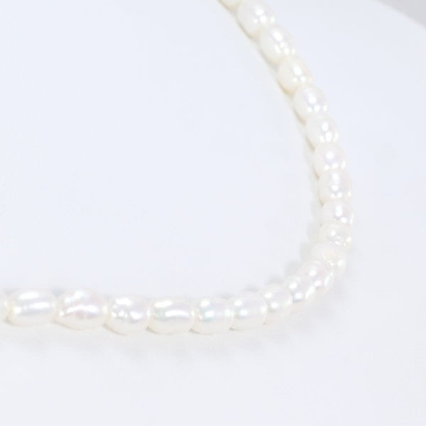 14K White Gold Pearl Necklace for Women - Elegant Bridal Jewelry, Wedding Gift & Anniversary Present - Perfect for Formal Events, Date Nights & Special Occasions