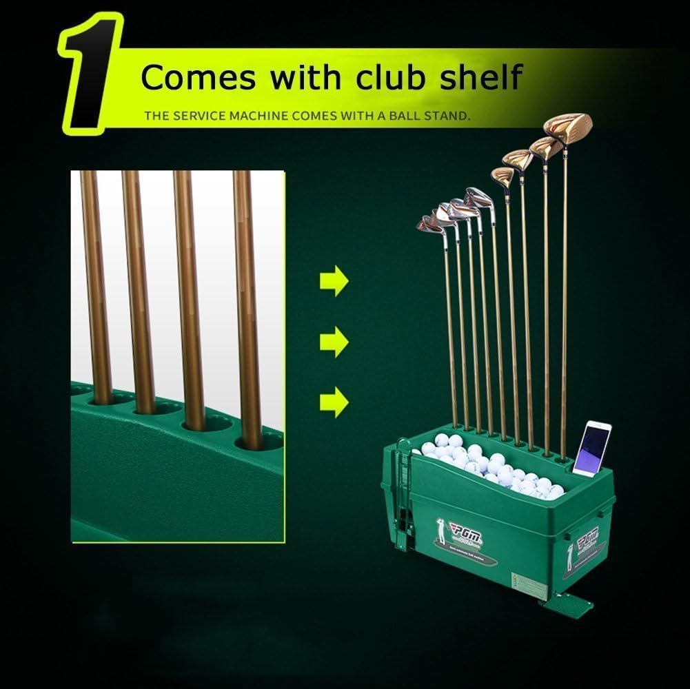Automatic Golf Ball Dispenser & Tee Up Machine - No Electricity Required, Portable Golf Training Aid for Driving Range, Practice & Learning - Perfect for Golf Clubs, Sports Gaming & Beginners