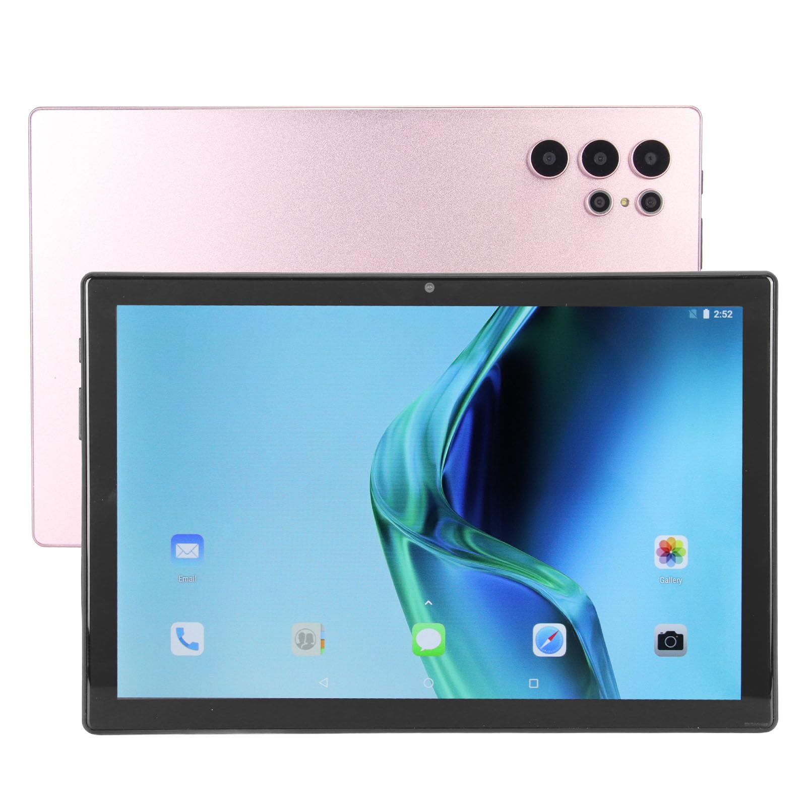 10.1 Inch HD Tablet with 8MP Front & 13MP Rear Camera, Aluminum Alloy, Octa-Core Processor, Dual SIM Dual Standby - Perfect for Work, Study & Entertainment (Pink)