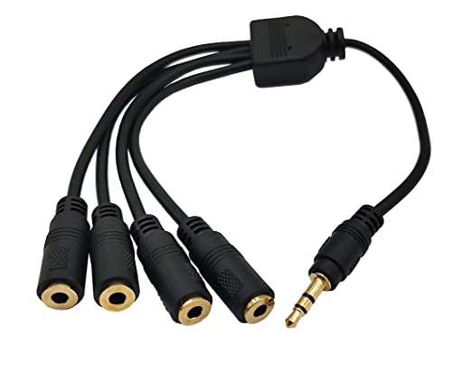 3.5mm TRS 1M/4F