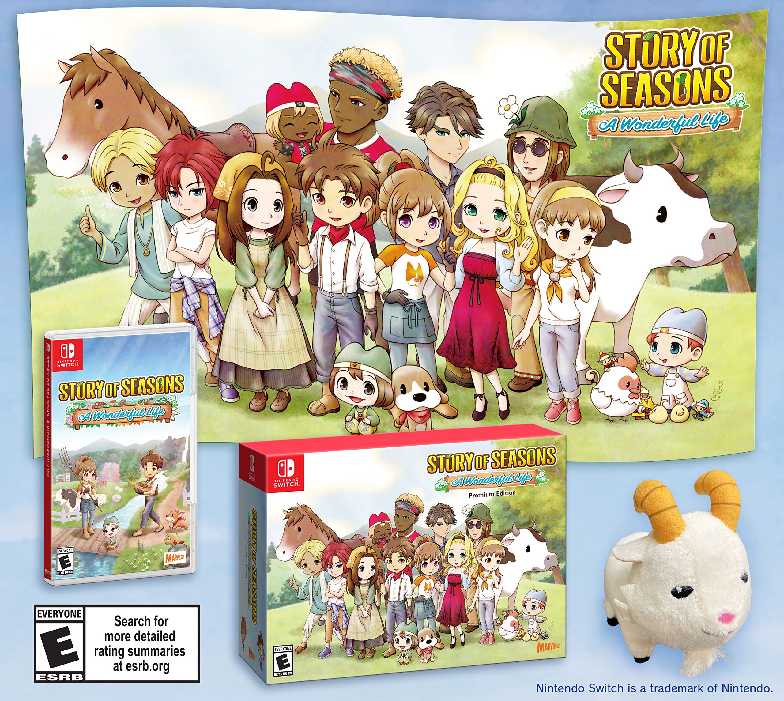 Story of Seasons: A Wonderful Life Premium Edition - Nintendo Switch Game | Farming Simulation & Life Adventure | Perfect for Relaxing Gameplay & Family Entertainment