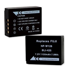 Fuji NP-W126 7.2V 1100mAh Replacement Battery for Fujifilm Cameras - Perfect for X-T4, X-T3, X-Pro3 & More (Great for Travel Photography & Outdoor Shooting)