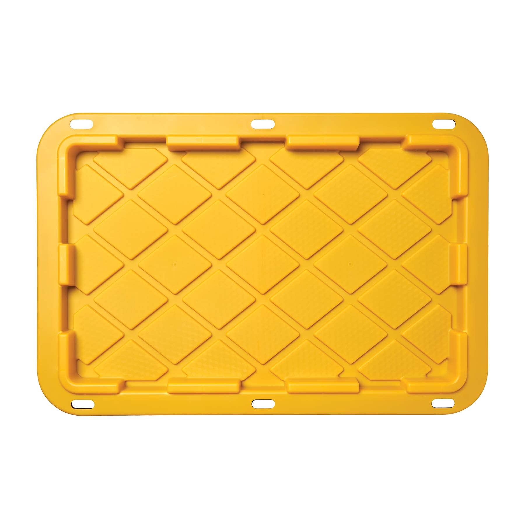 HOMZ Tough Durabilt Storage Tote Box - Heavy Duty Plastic Organizer for Home, Garage & Office Use - Stackable, Durable & Spacious Container for Organizing Supplies