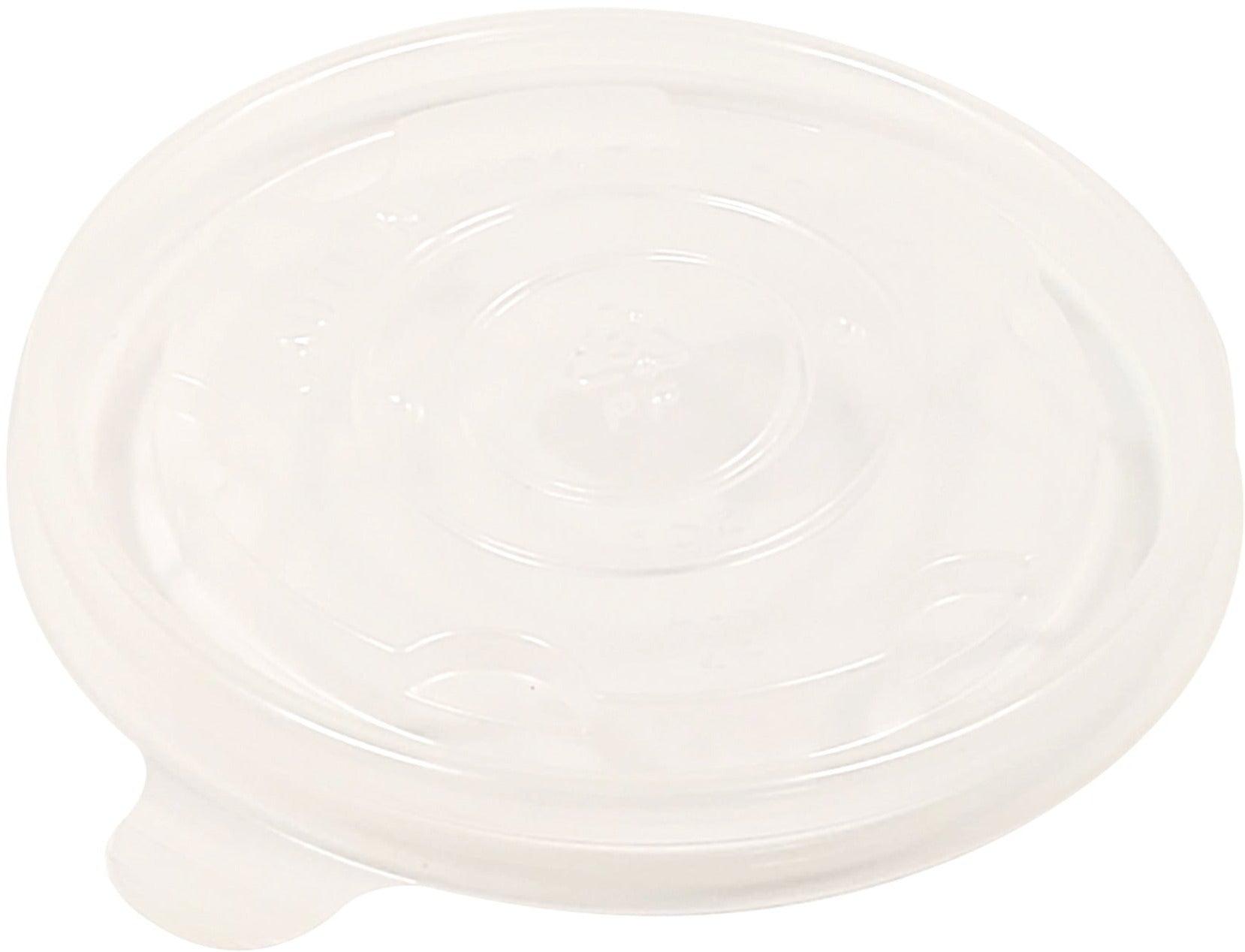 Eco-Friendly Plastic Lid for 8oz Soup Bowl - Perfect for Takeout, Meal Prep & Leftovers | LSB08 | Durable & Leak-Proof Food Container Cover