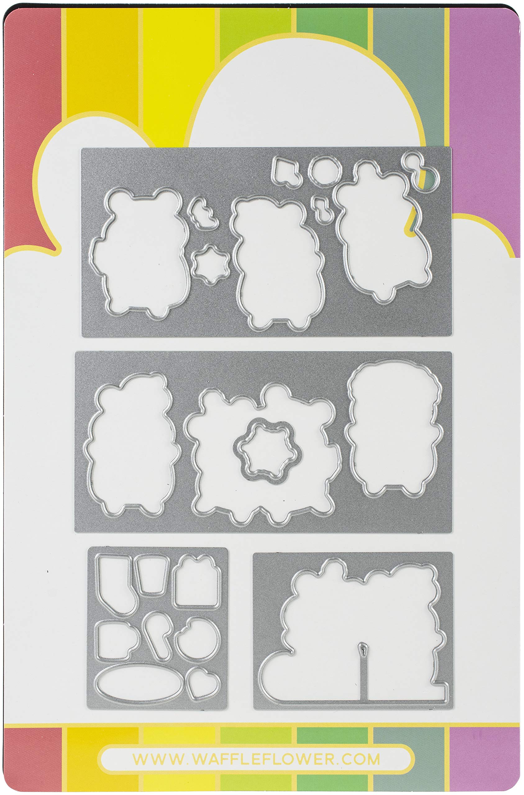 Waffle Flower Crafts Winter Hamster Die Cut - Premium Crafting Die for Scrapbooking & Card Making - Perfect for DIY Greeting Cards, Holiday Decorations, and Paper Crafts