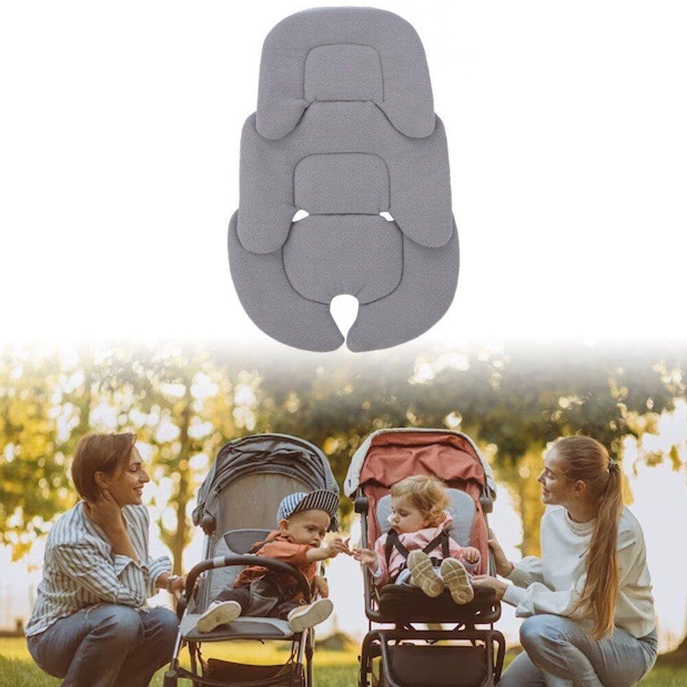 **Soft Baby Stroller Cushion & Infant Car Seat Insert - Newborn Head & Neck Support Pillow, Toddler Seat Pad Liner - Perfect for Strollers, Car Seats & Travel**