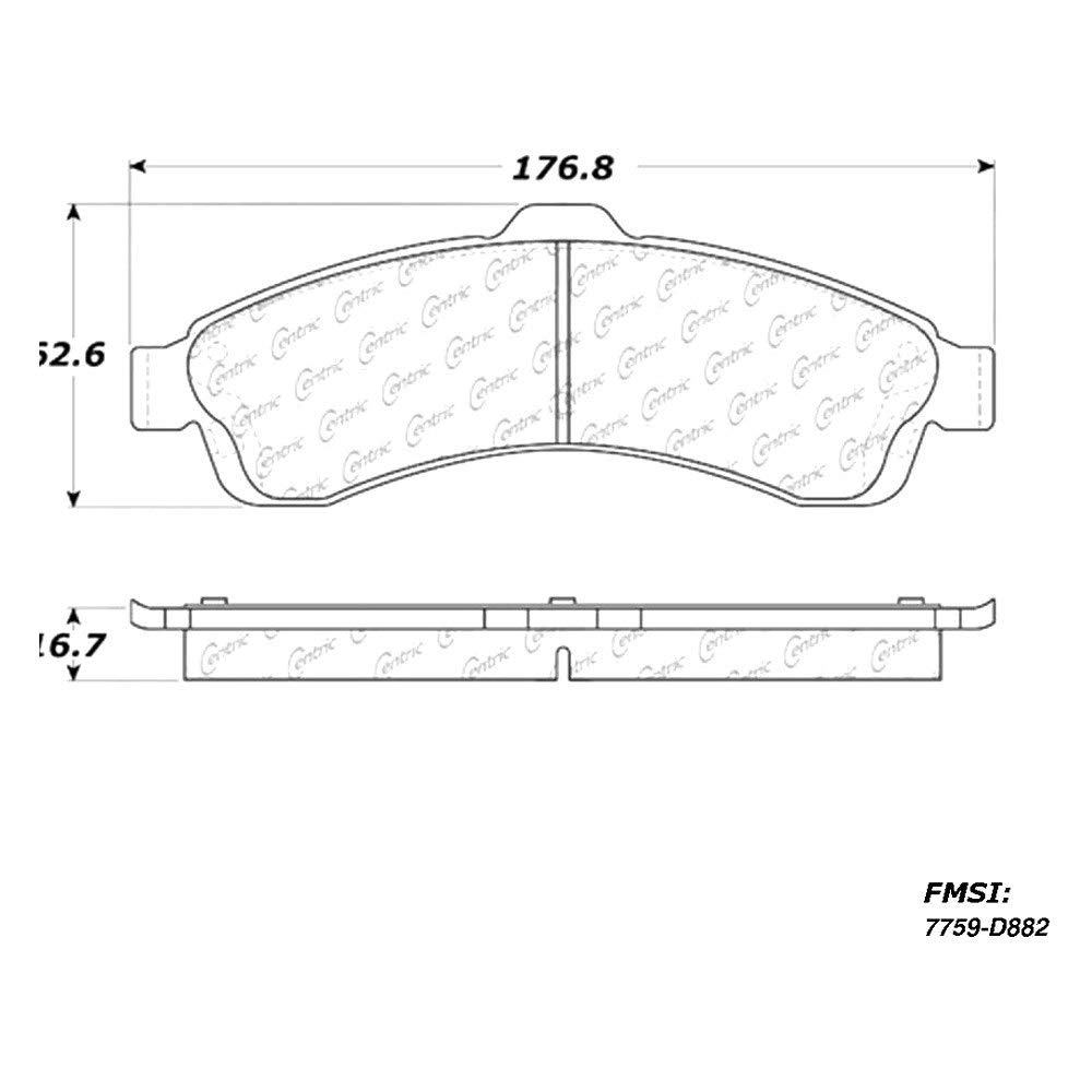 High-Performance Disc Brake Pads for Cars & Trucks - Premium Ceramic Brake Pads with Low Noise & Dust - Perfect for Daily Commuting, Off-Roading & High-Speed Driving