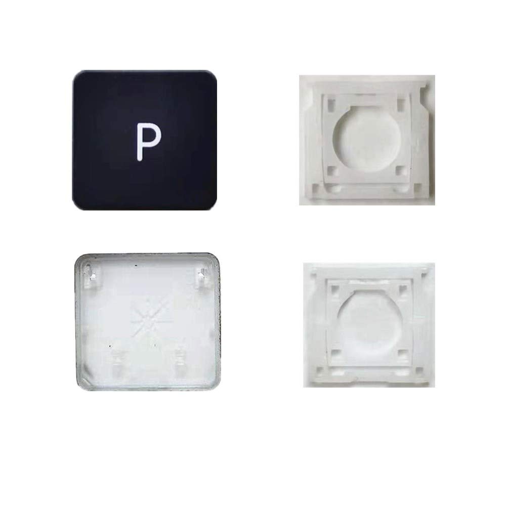 MacBook Pro & Air Replacement P Key Cap & Hinges - Compatible with Models A1425, A1502, A1398, A1369, A1466, A1370, A1465 - Fix Broken Keyboard Keys for Typing & Gaming